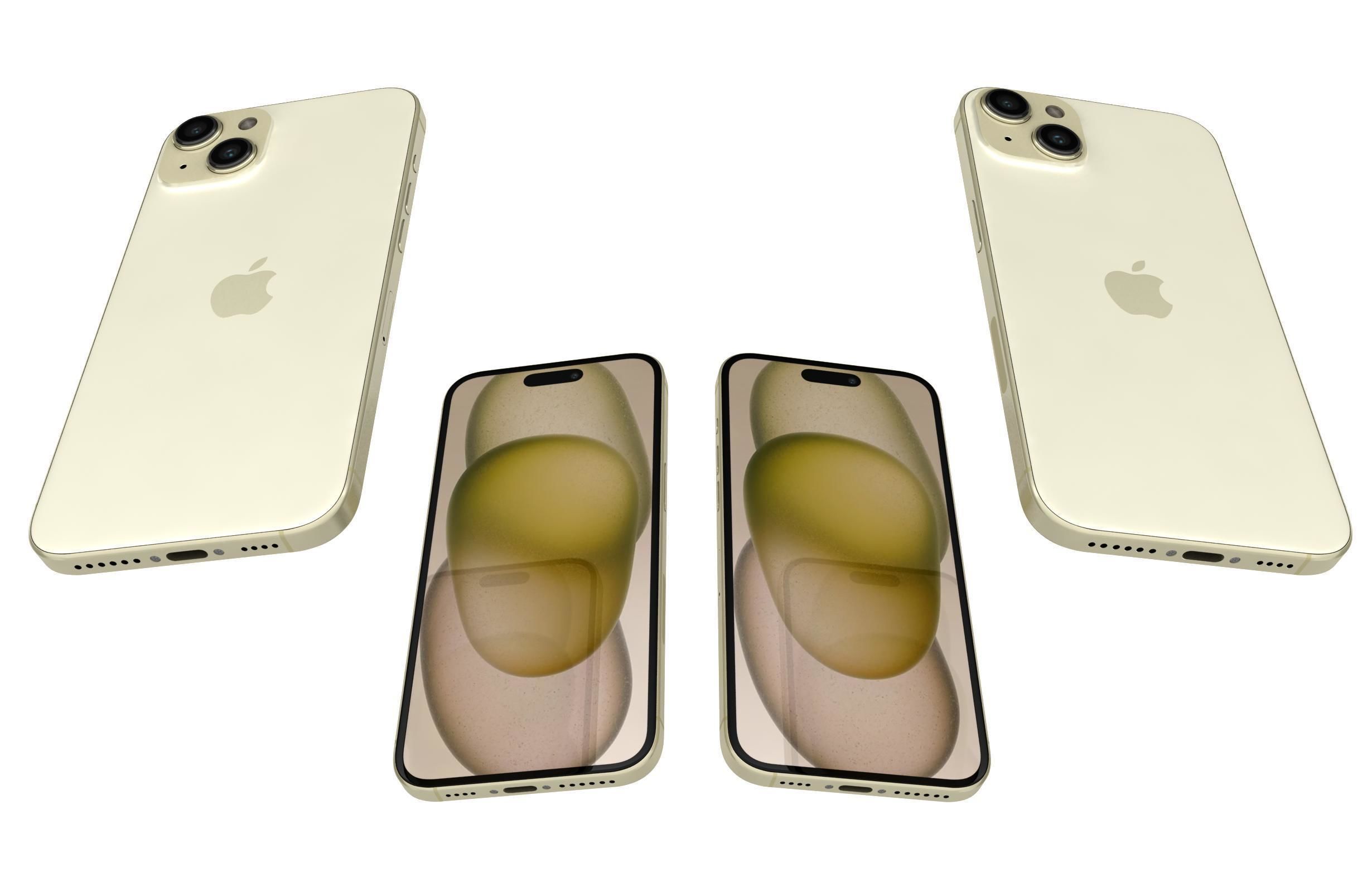 Apple iPhone 15 Plus All Colors 3D model_31