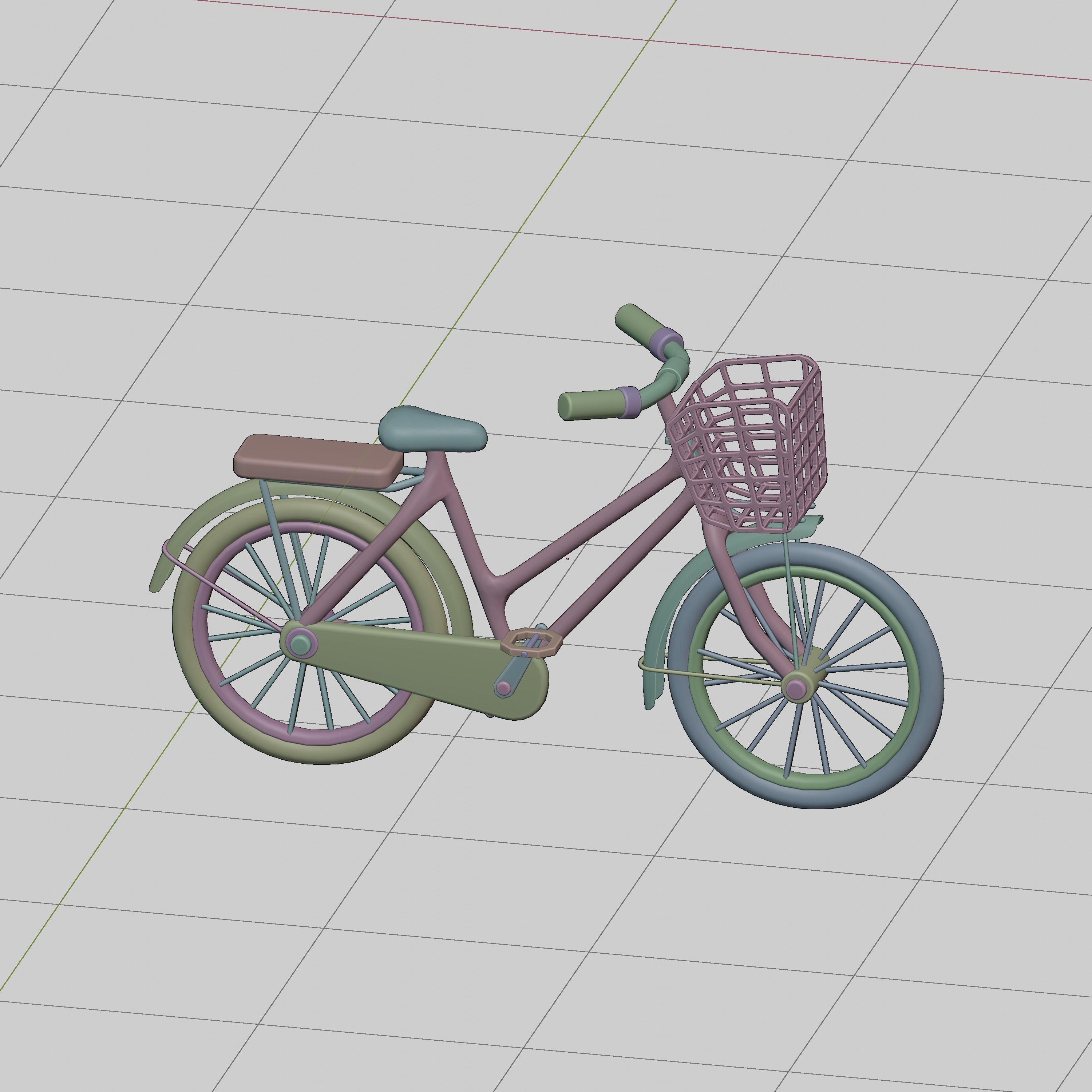 Bicycle 3D model_2