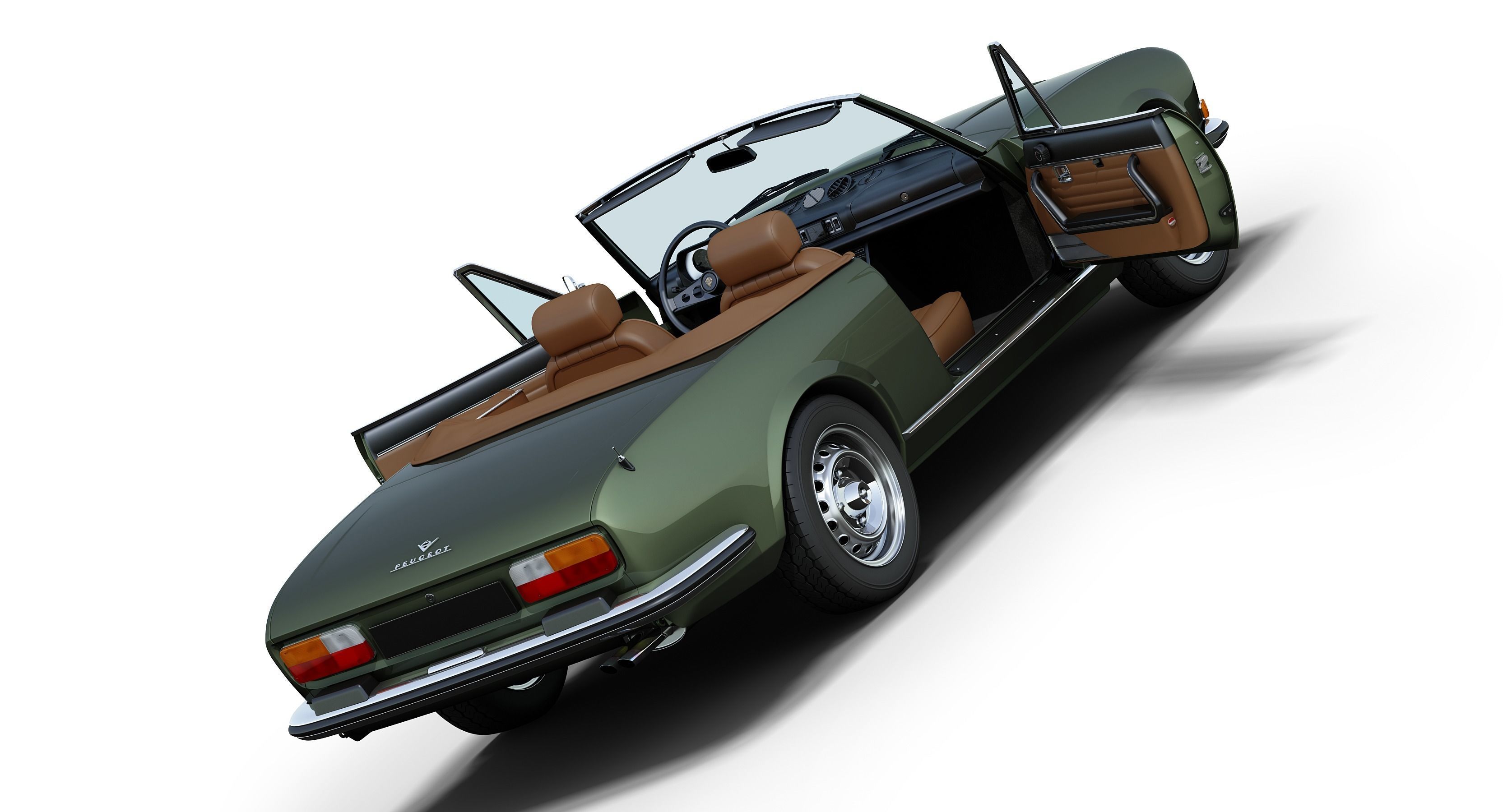 Peugeot 504 Cabriolet 3D model_4