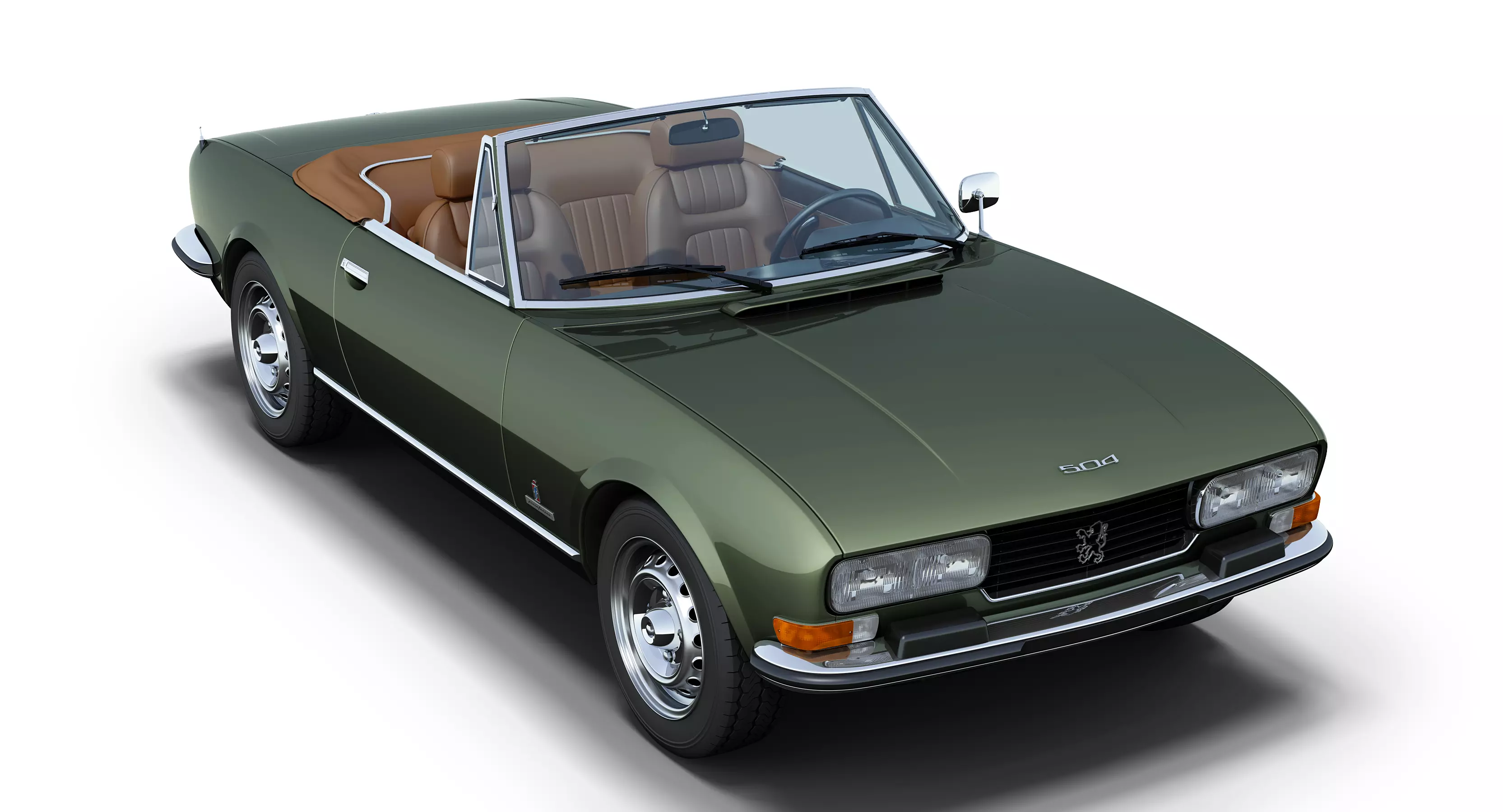 Peugeot 504 Cabriolet 3D model_0
