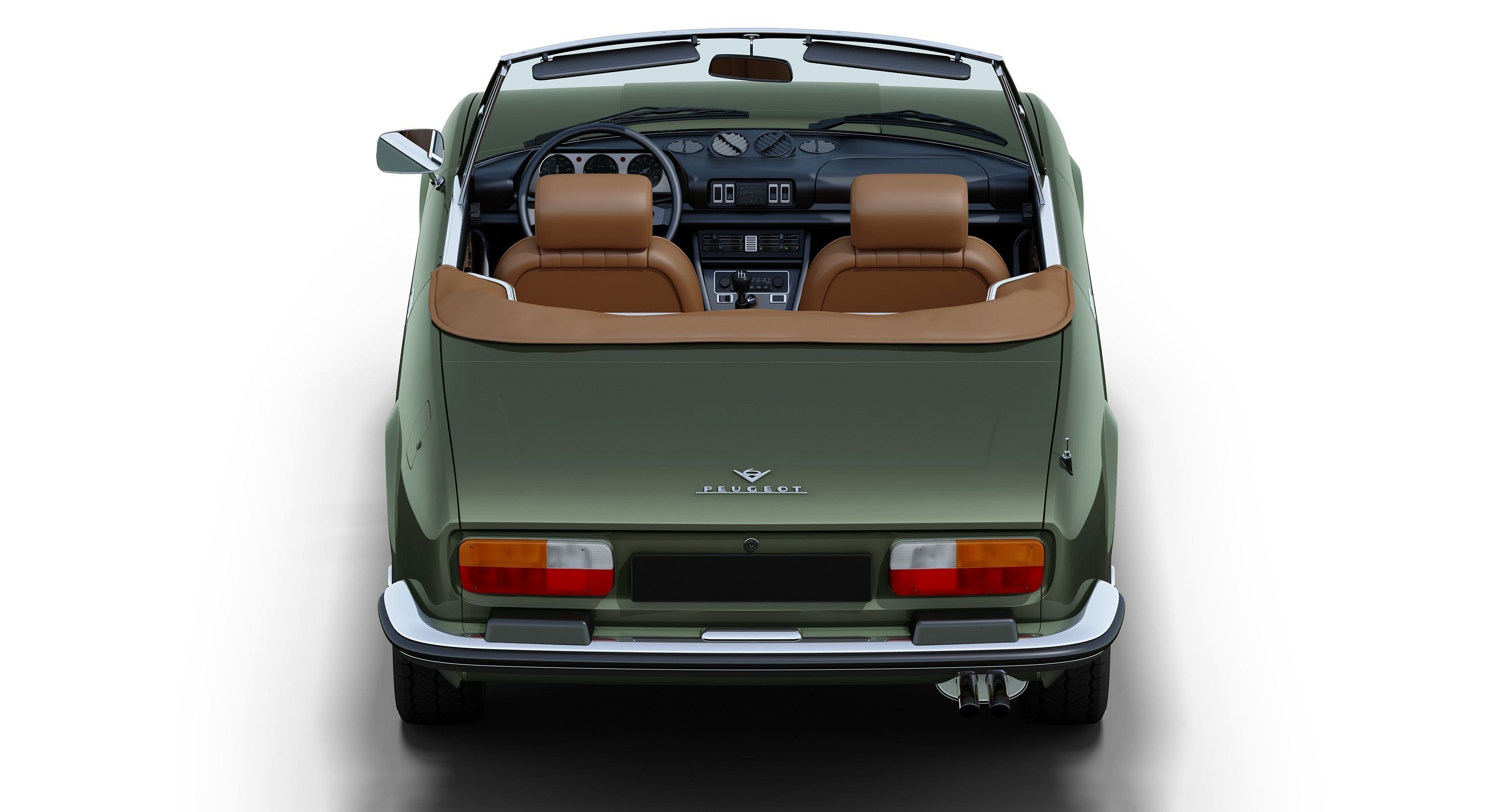Peugeot 504 Cabriolet 3D model_6