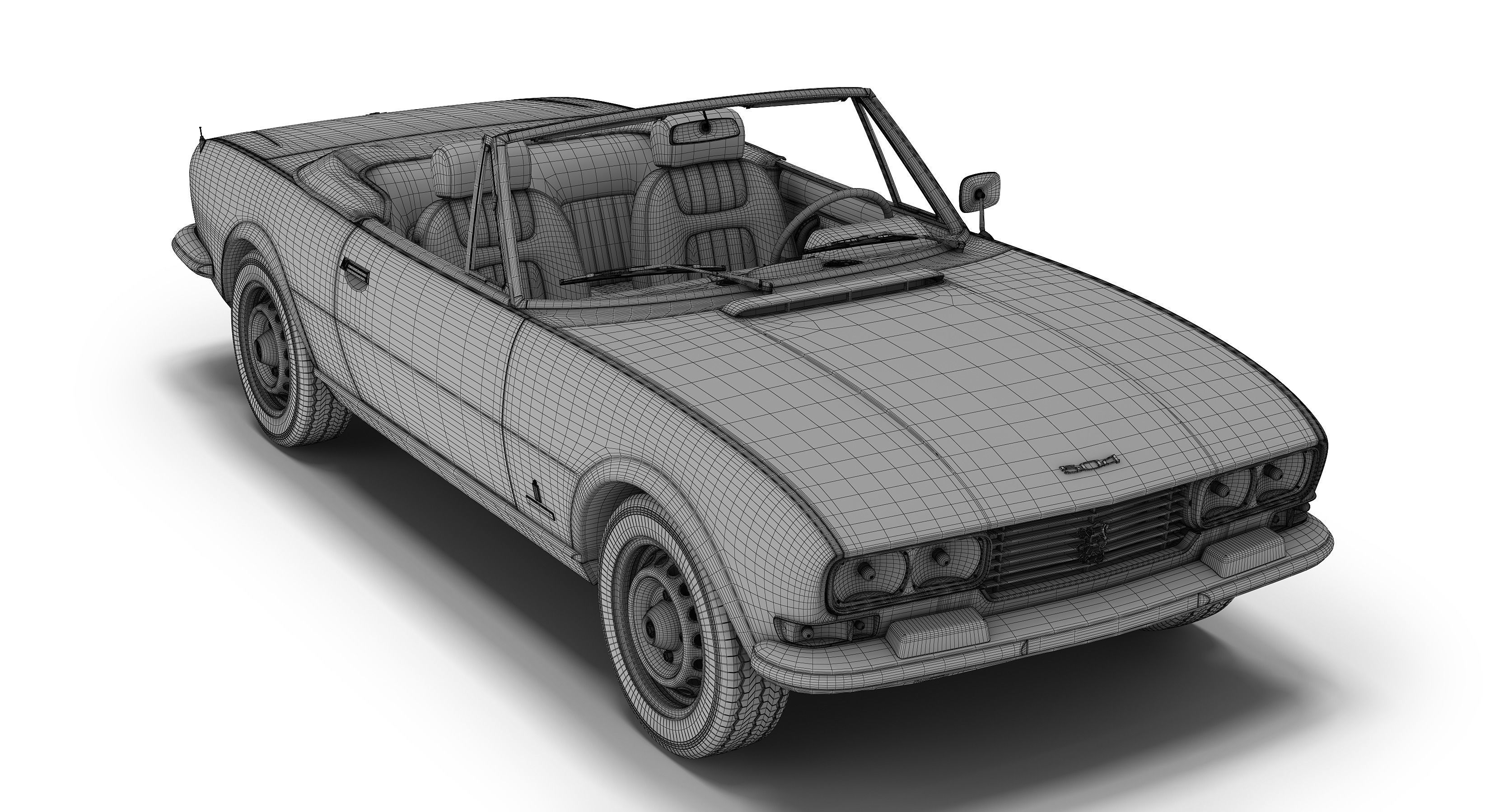 Peugeot 504 Cabriolet 3D model_1
