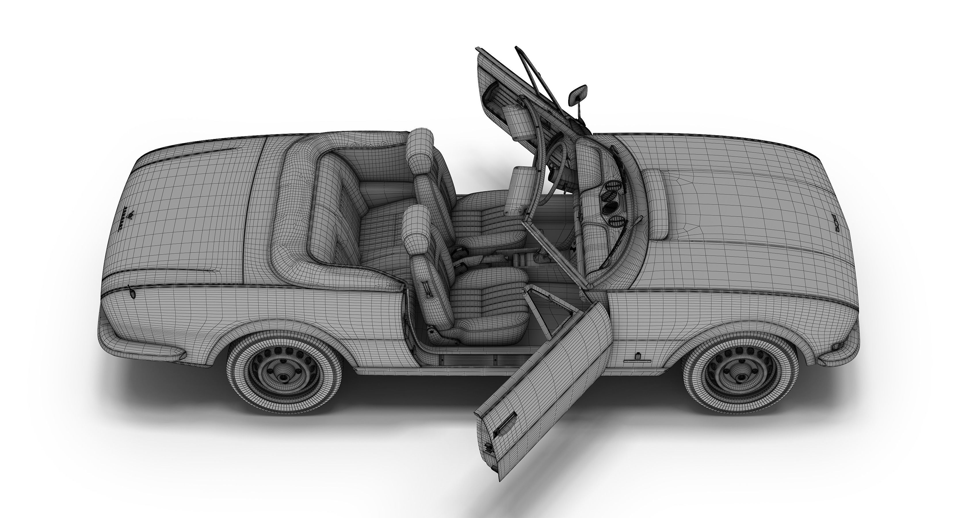 Peugeot 504 Cabriolet 3D model_3