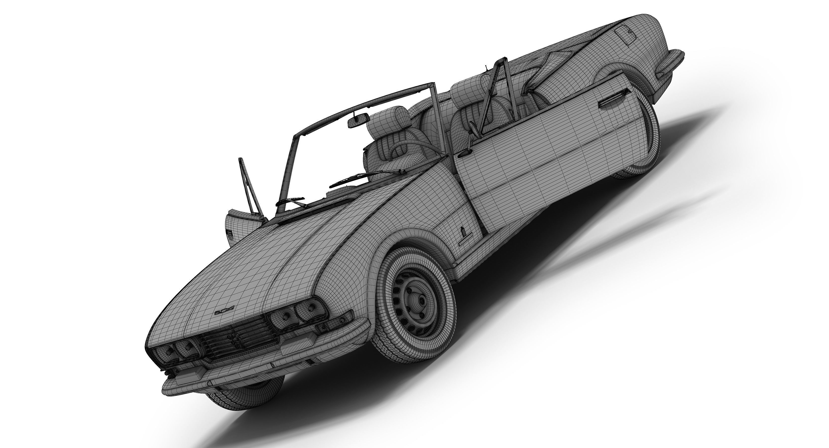 Peugeot 504 Cabriolet 3D model_11