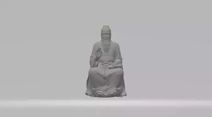 Kong Qiu - Confucius  3D print model