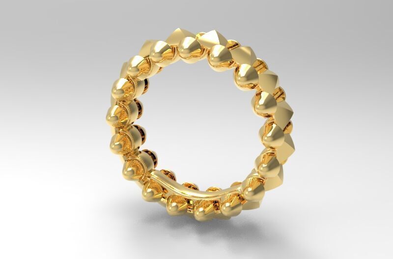 Clash  Ring 17 mm 3D print model_11