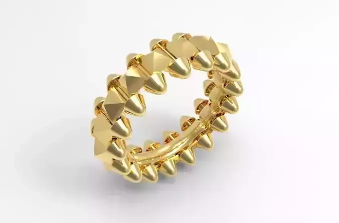 Clash  Ring 17 mm 3D print model