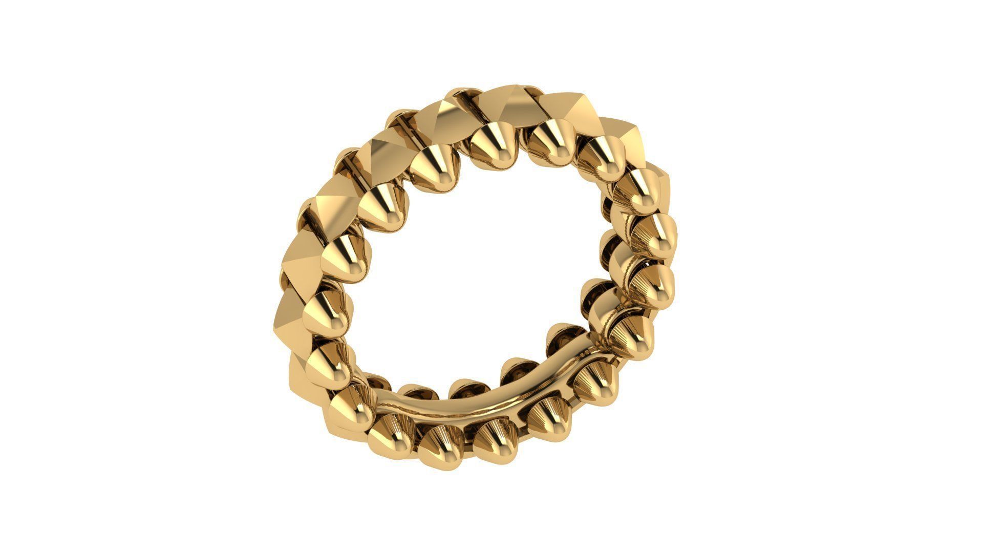 Clash  Ring 17 mm 3D print model_26