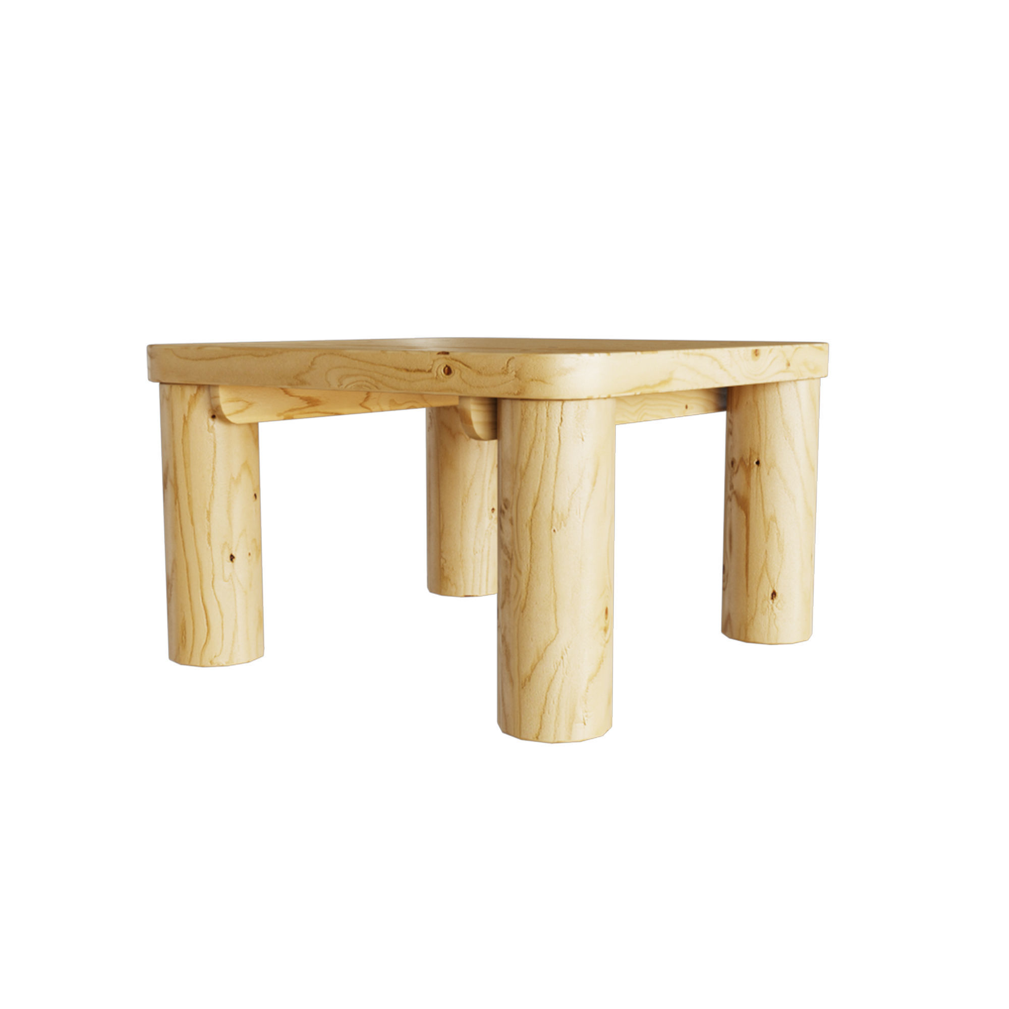 Equipment for dog playgrounds in ECO style 3D model_3