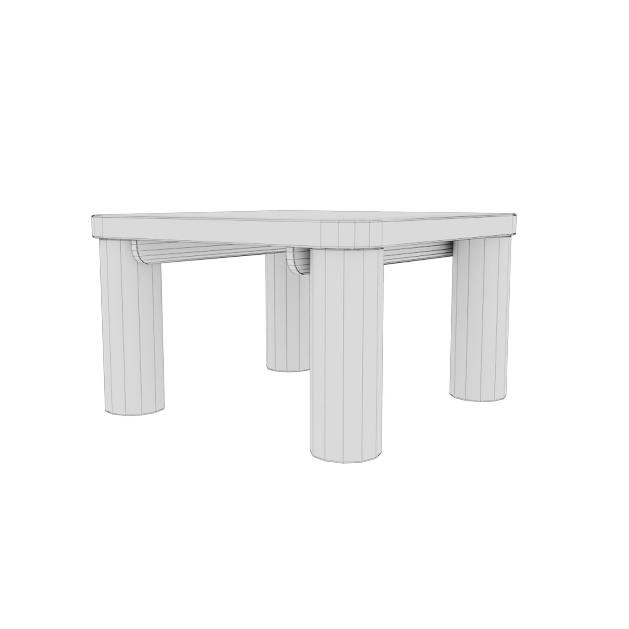 Equipment for dog playgrounds in ECO style 3D model_11