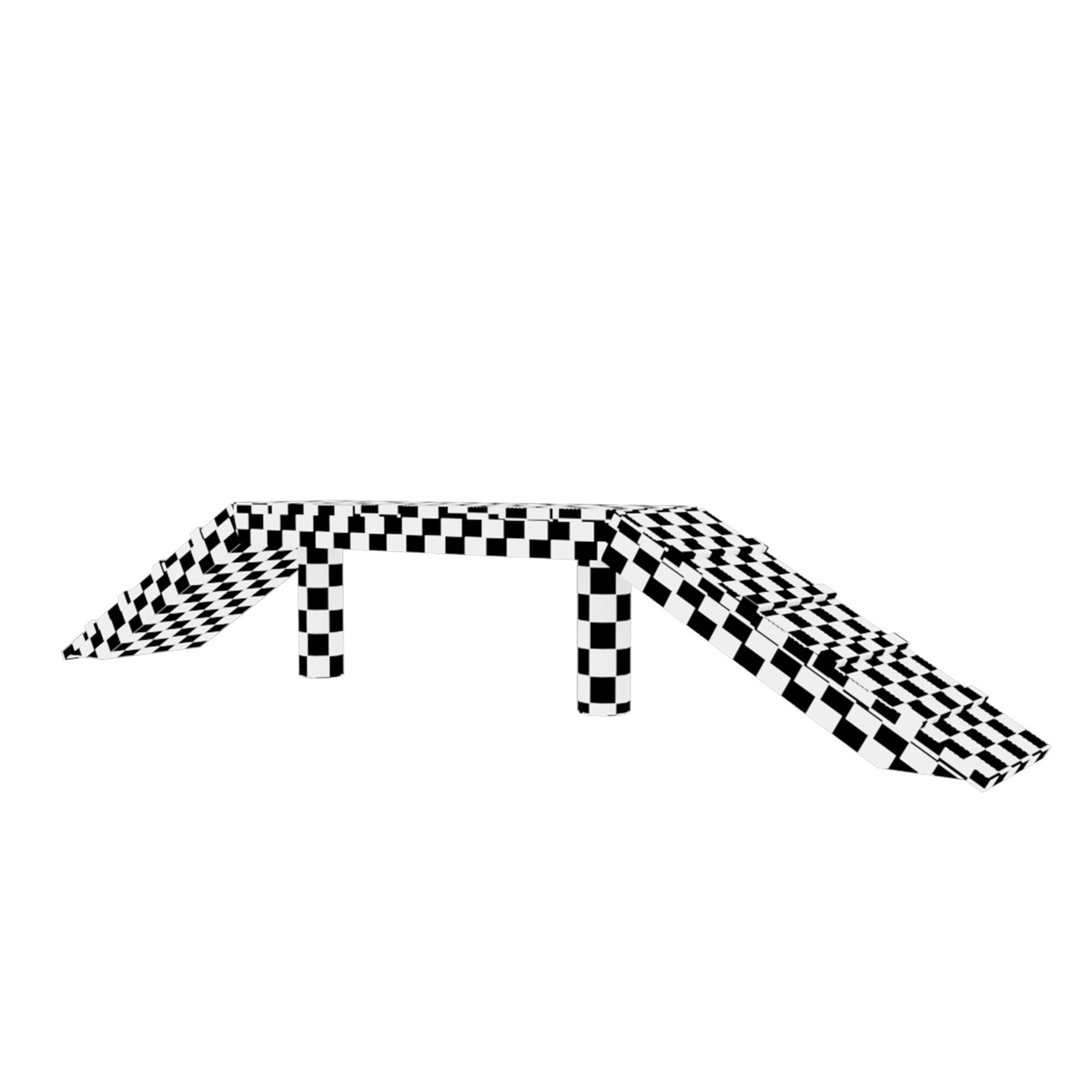 Equipment for dog playgrounds in ECO style 3D model_16