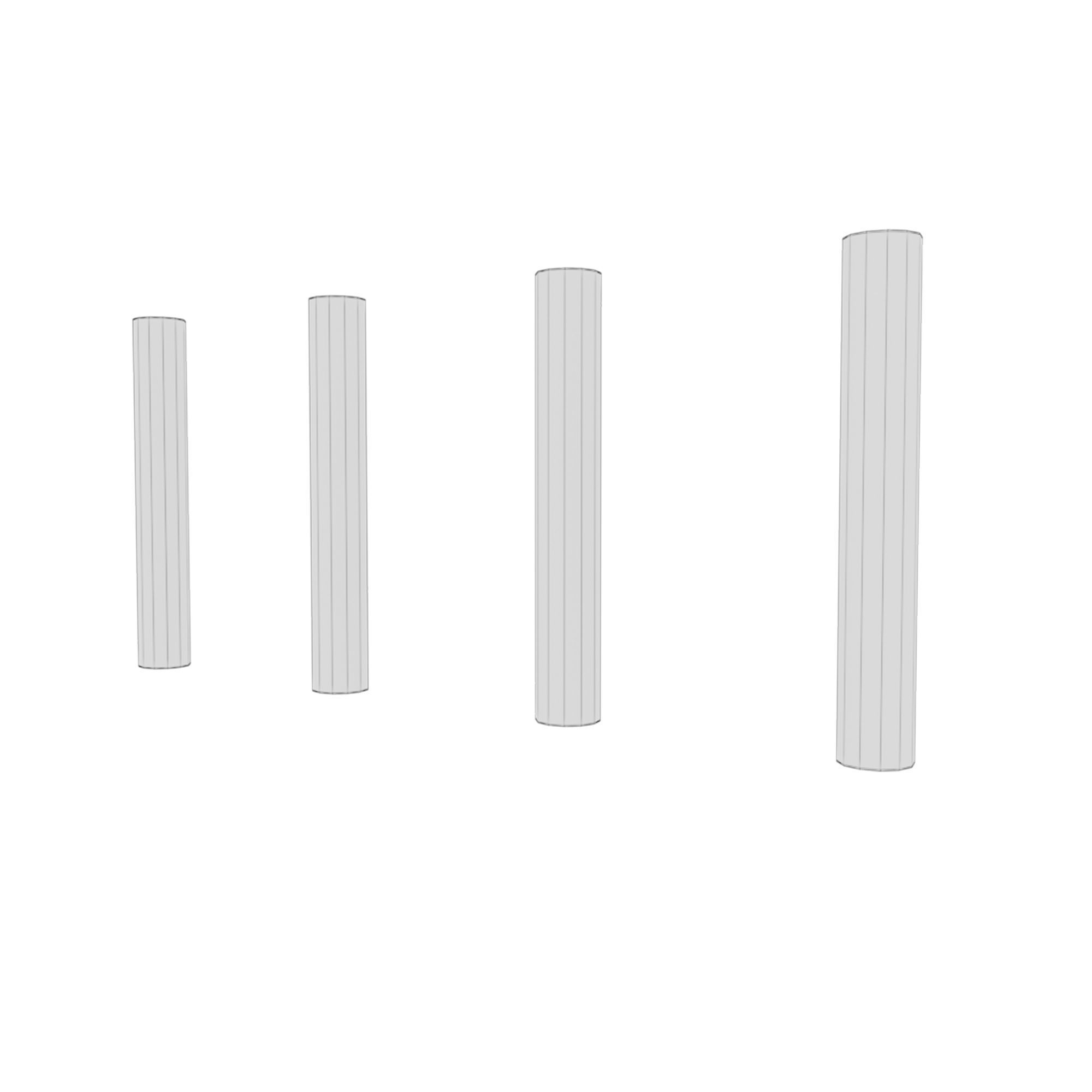 Equipment for dog playgrounds in ECO style 3D model_5