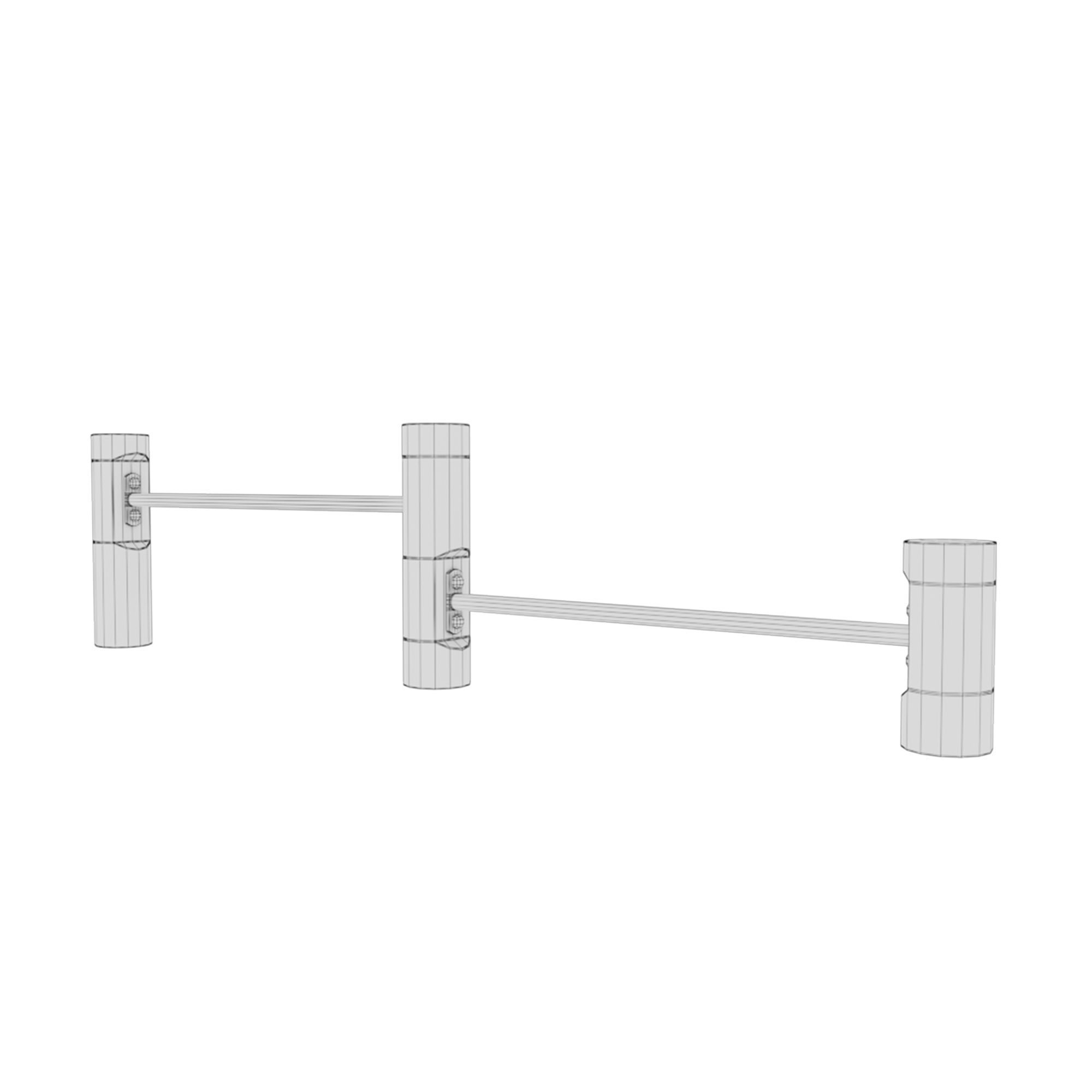 Equipment for dog playgrounds in ECO style 3D model_4