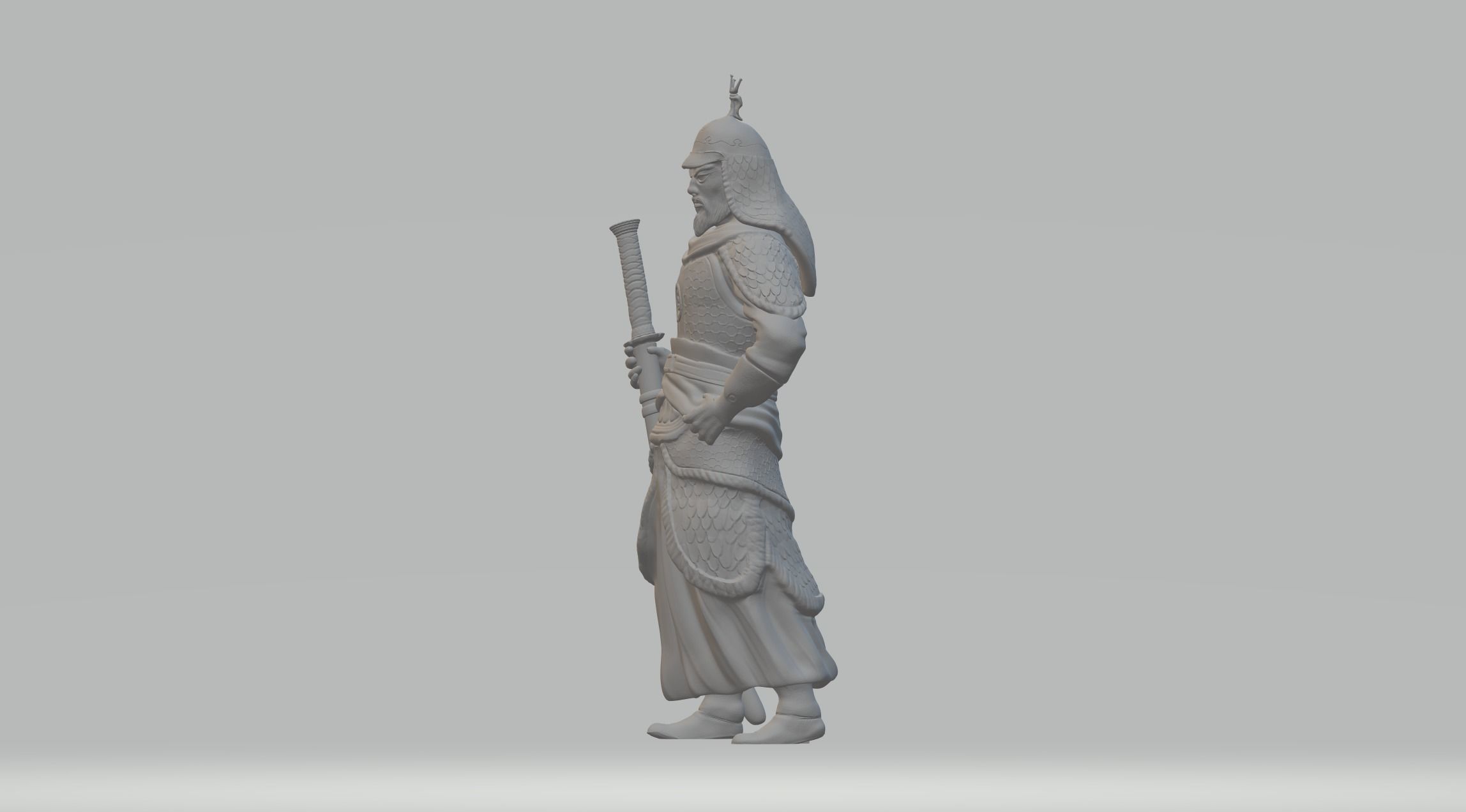 Chinese General 3D print model_1