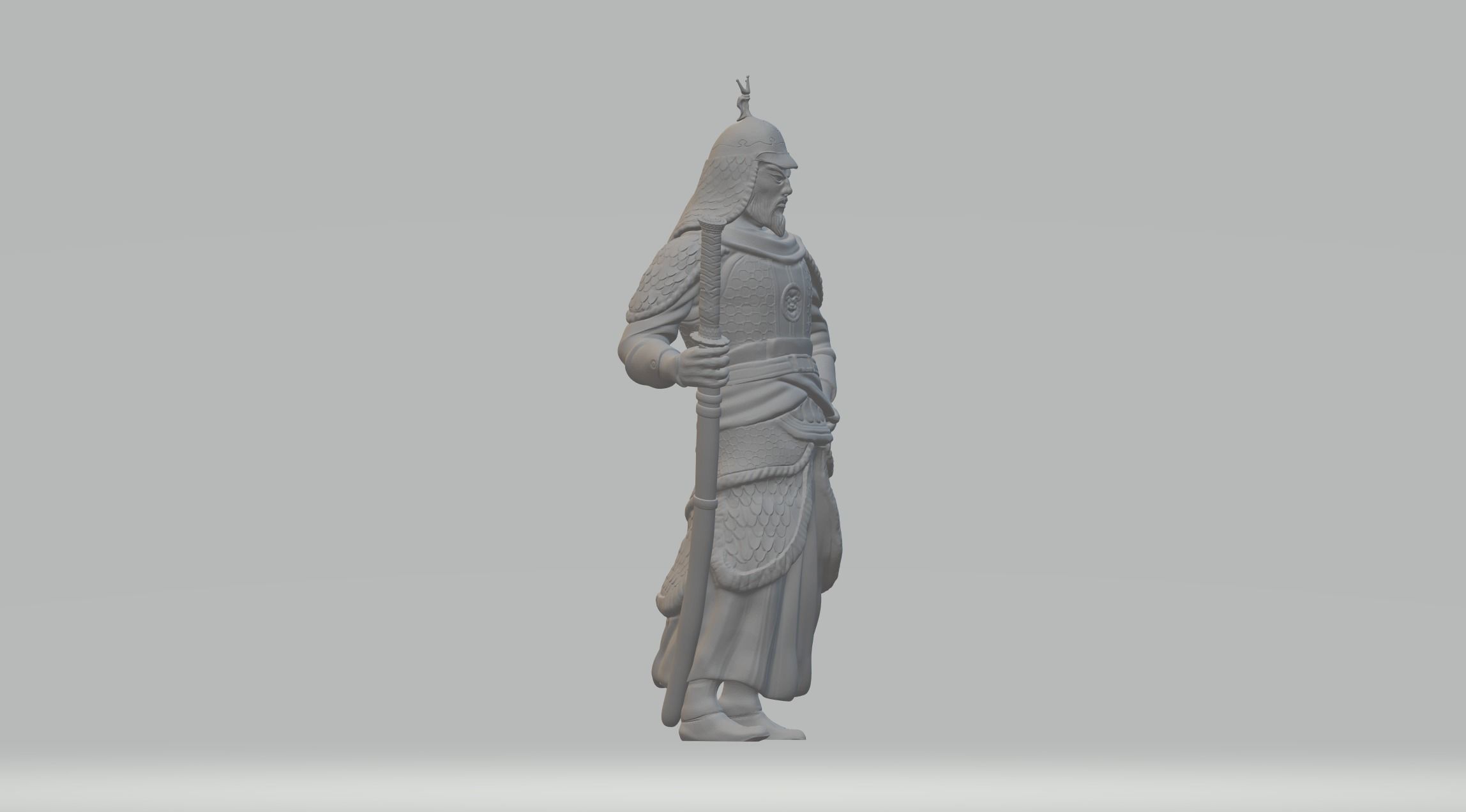 Chinese General 3D print model_3