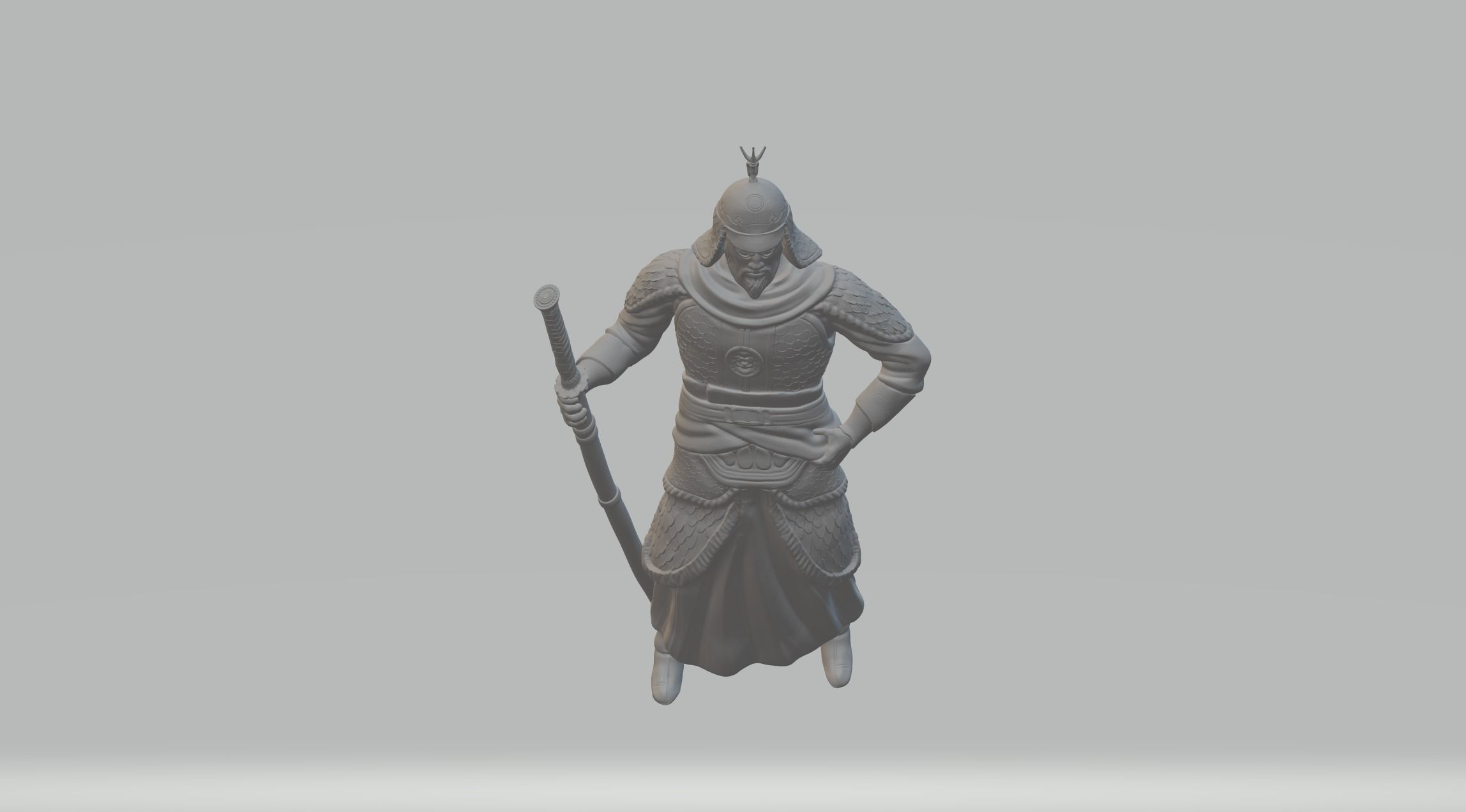 Chinese General 3D print model_4