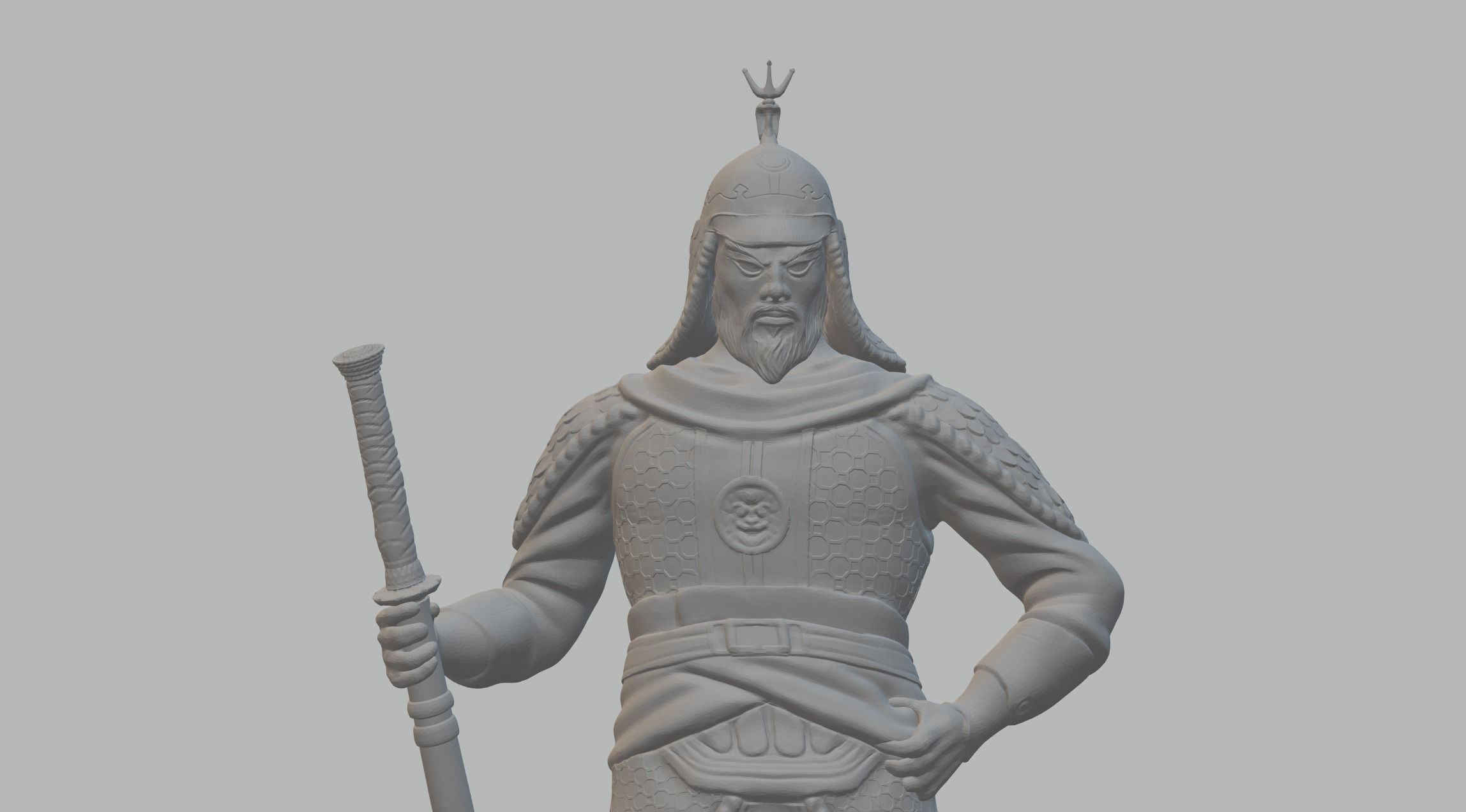 Chinese General 3D print model_5