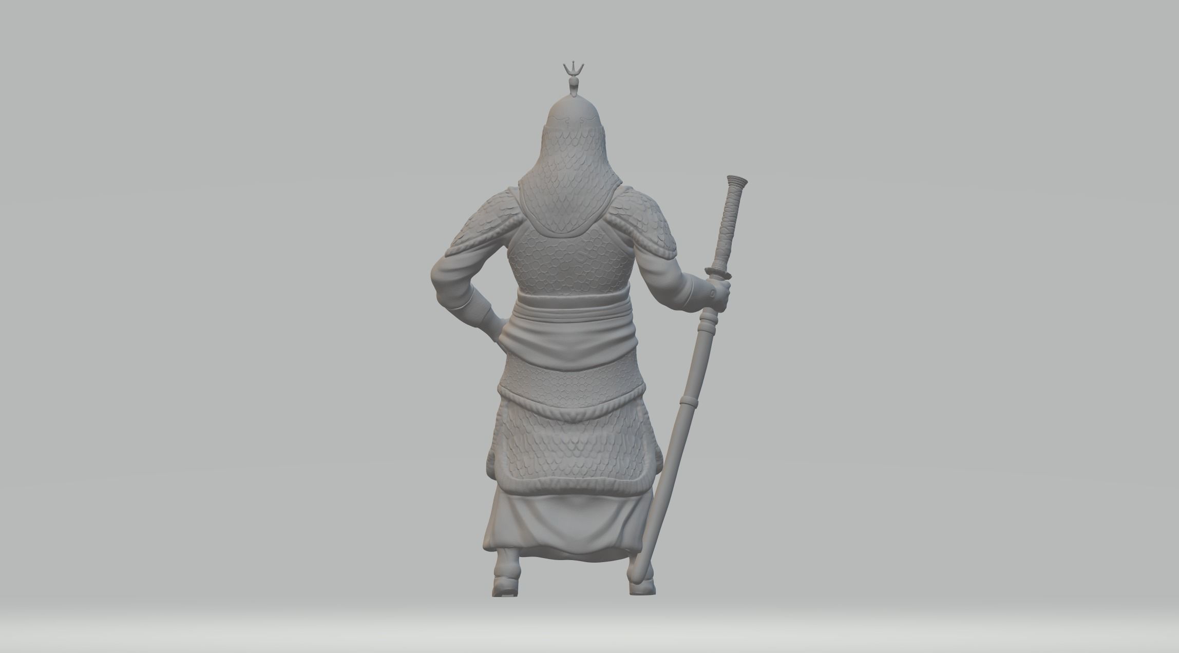 Chinese General 3D print model_2