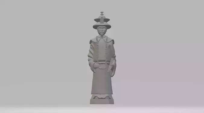 Chinese Emperor 3D print model