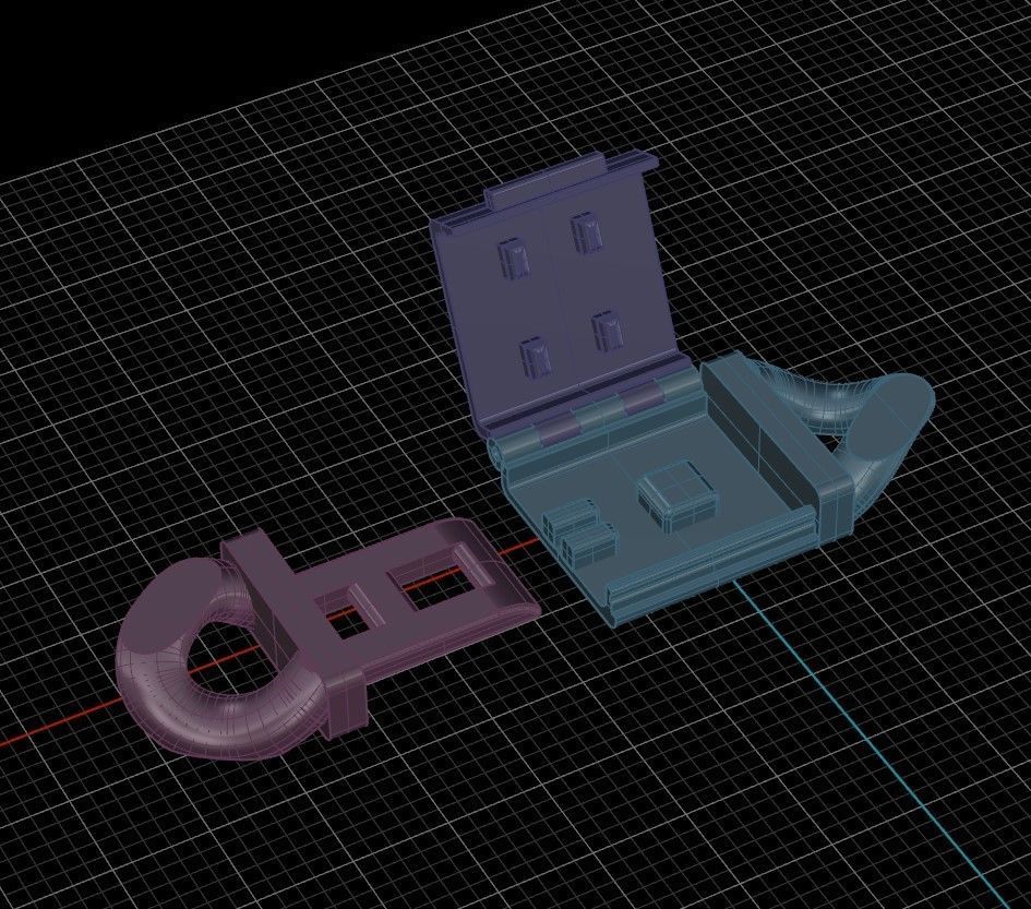 Miami cuban Chain or Bracelet link and lock 8mm 10mm 12mm 15mm 3D print model_5