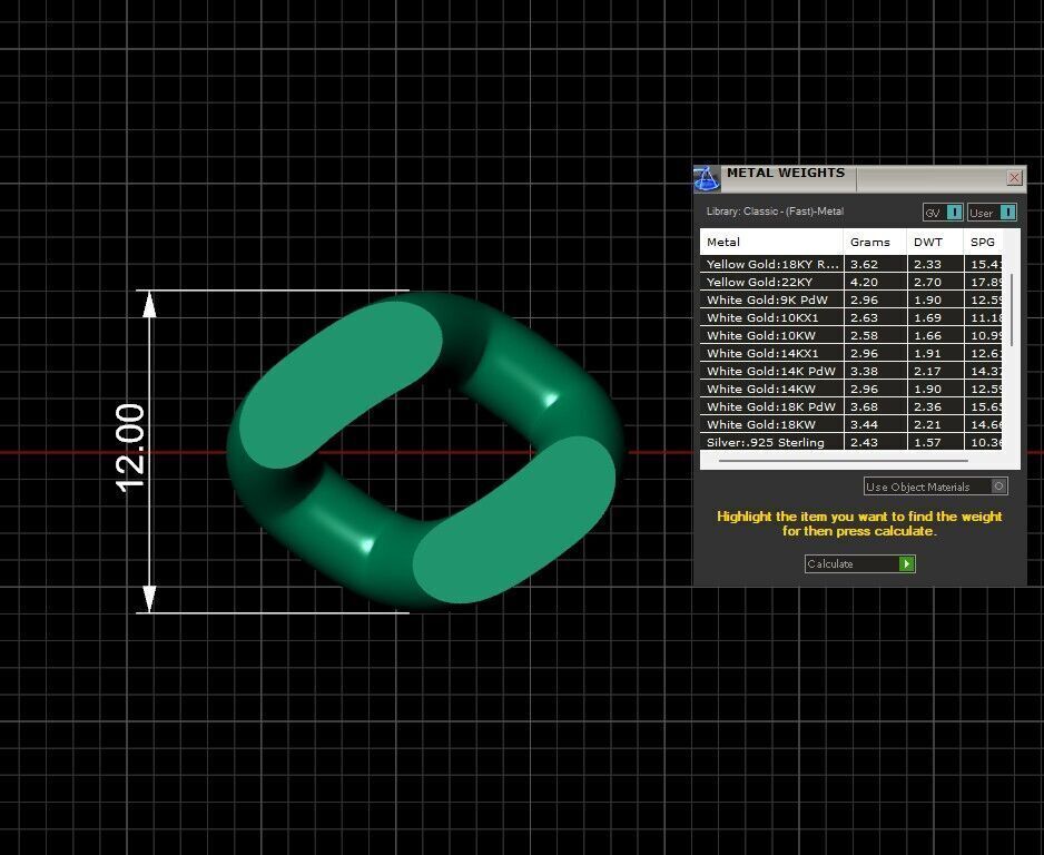 Miami cuban Chain or Bracelet link and lock 8mm 10mm 12mm 15mm 3D print model_11