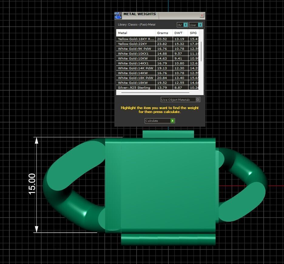 Miami cuban Chain or Bracelet link and lock 8mm 10mm 12mm 15mm 3D print model_12