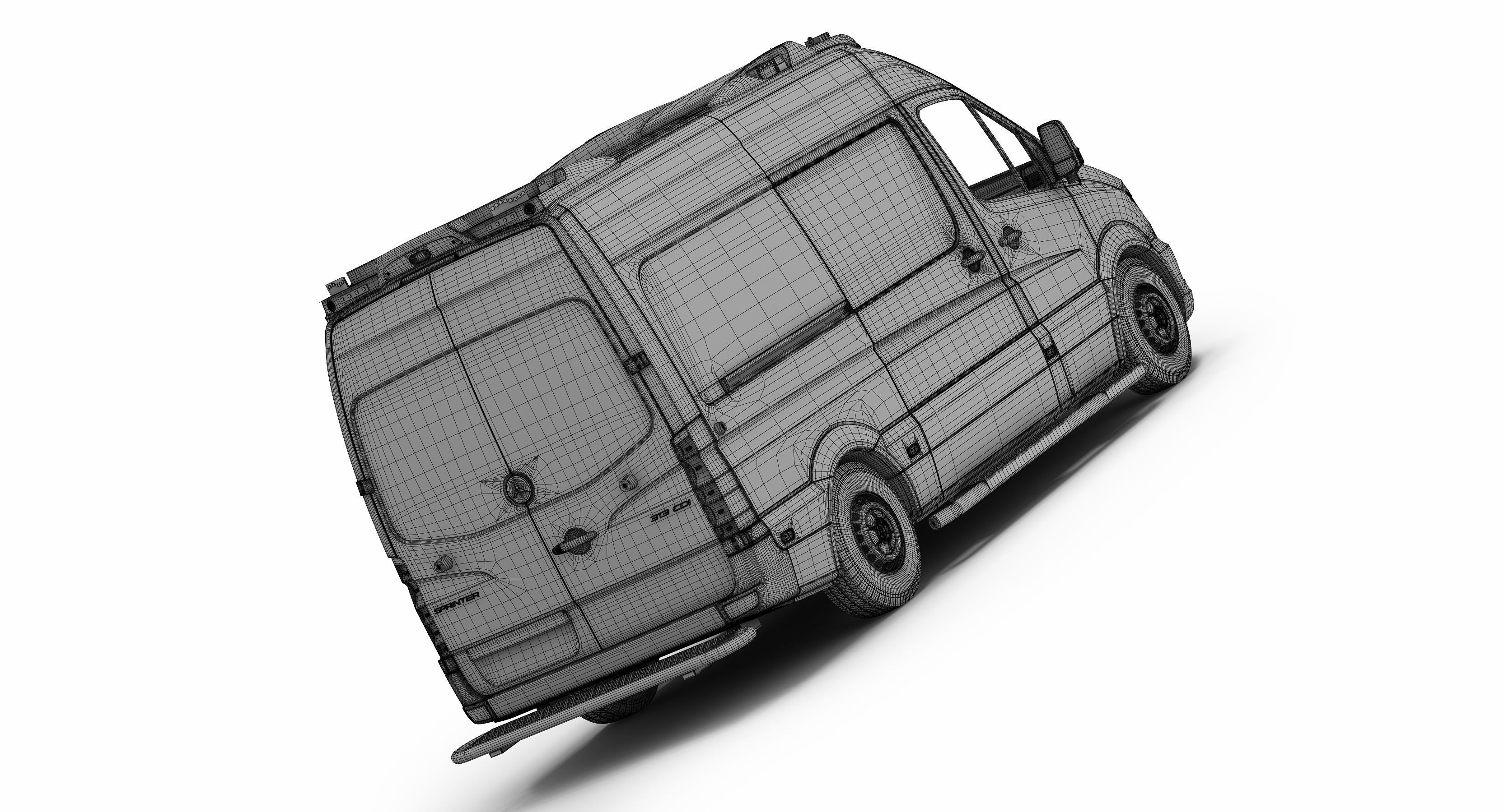 Mercedes-Benz Sprinter Dutch Ambulance 3D model_5