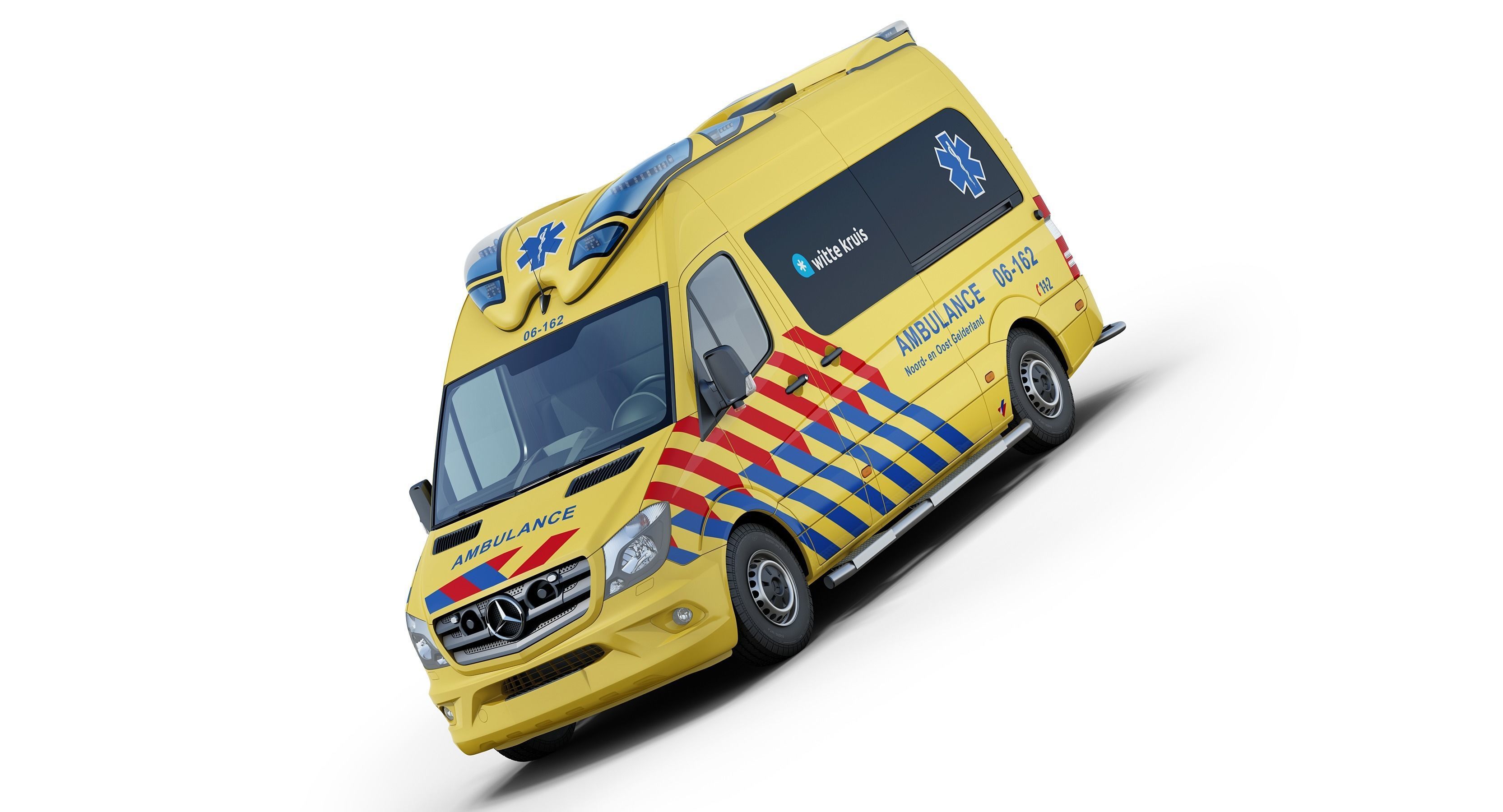 Mercedes-Benz Sprinter Dutch Ambulance 3D model_10
