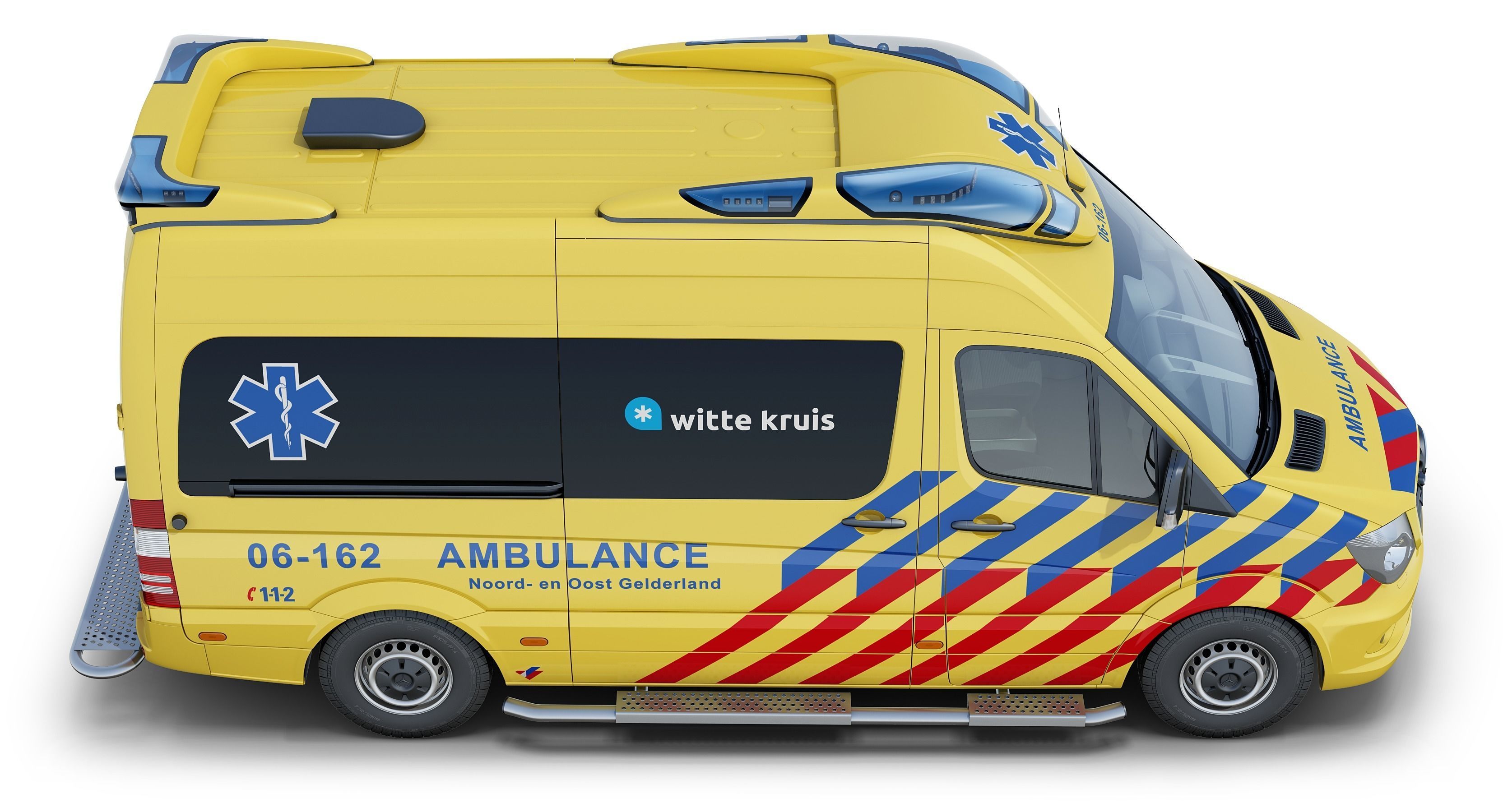 Mercedes-Benz Sprinter Dutch Ambulance 3D model_2