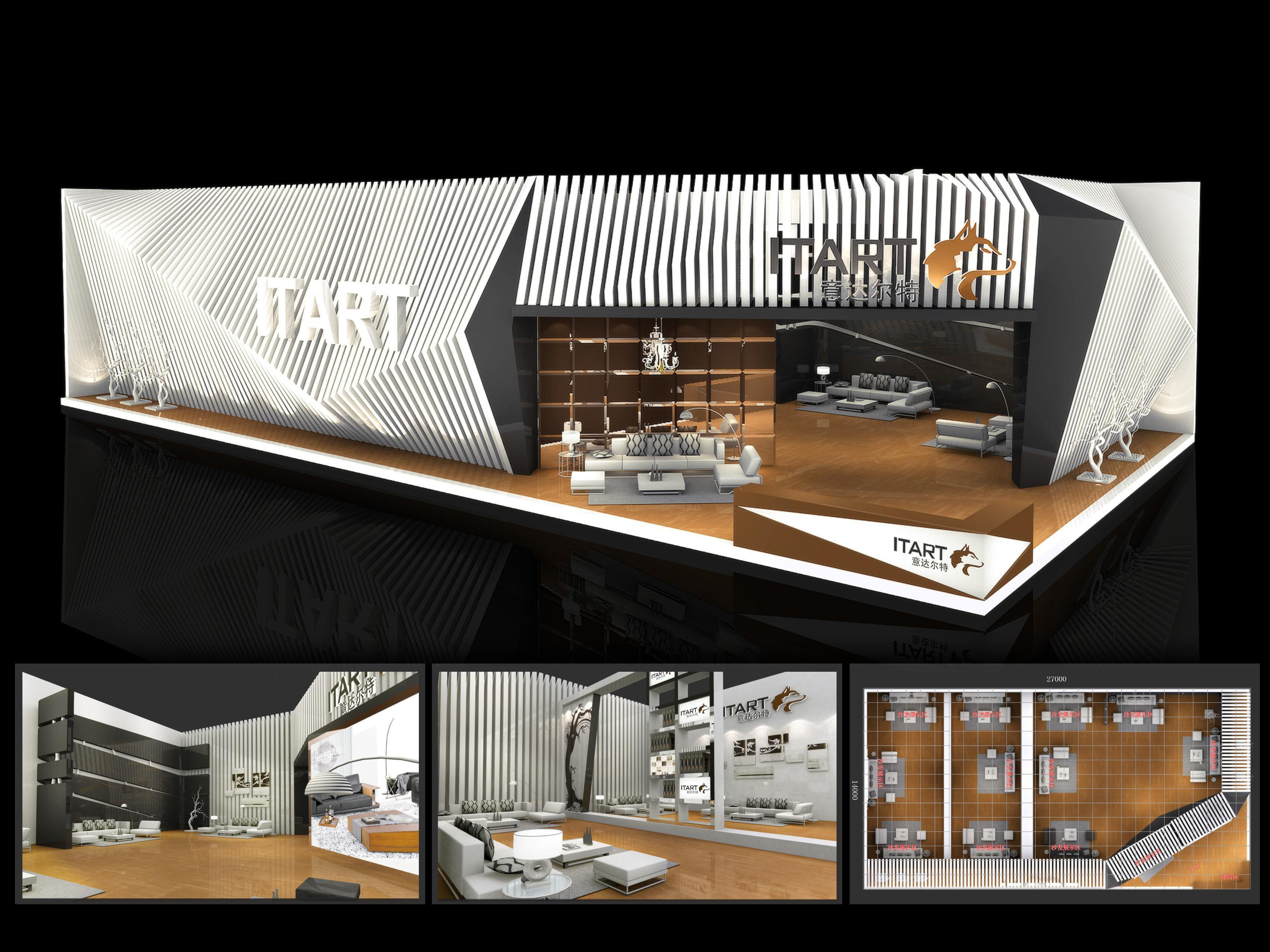 Exhibition - Area -27X14-3DMAX2010-024 3D model_4