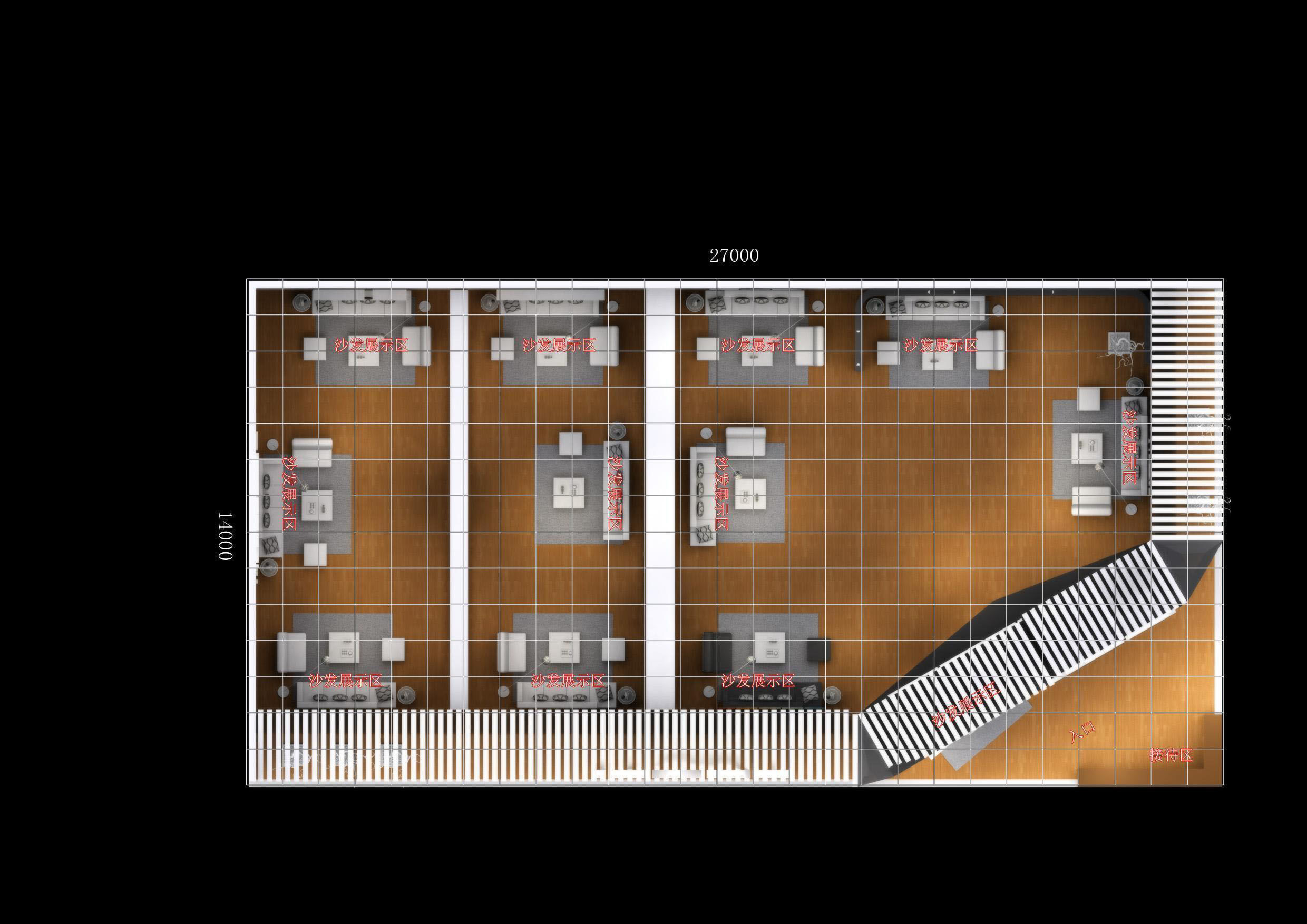 Exhibition - Area -27X14-3DMAX2010-024 3D model_5