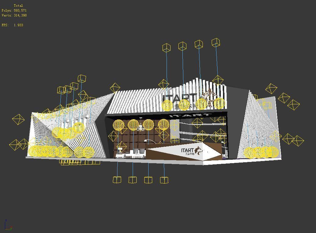 Exhibition - Area -27X14-3DMAX2010-024 3D model_2