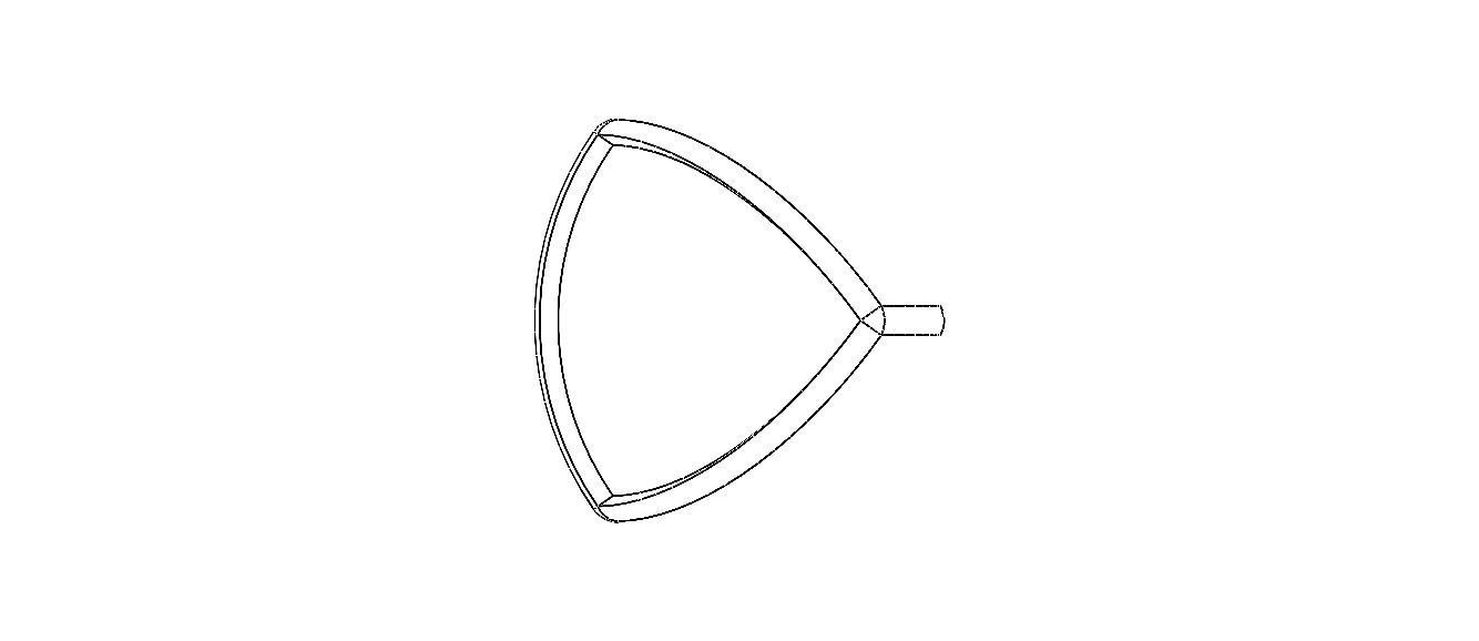 Wireframe Shape Reuleaux Tetrahedron 3D print model_18