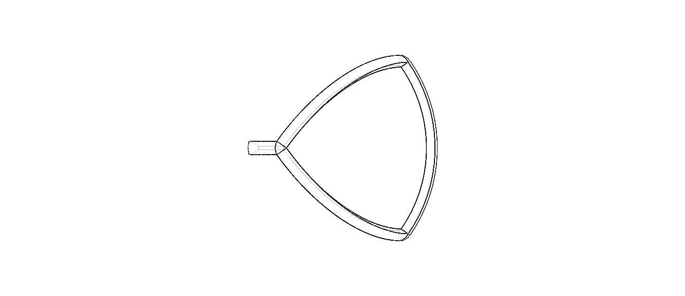 Wireframe Shape Reuleaux Tetrahedron 3D print model_27