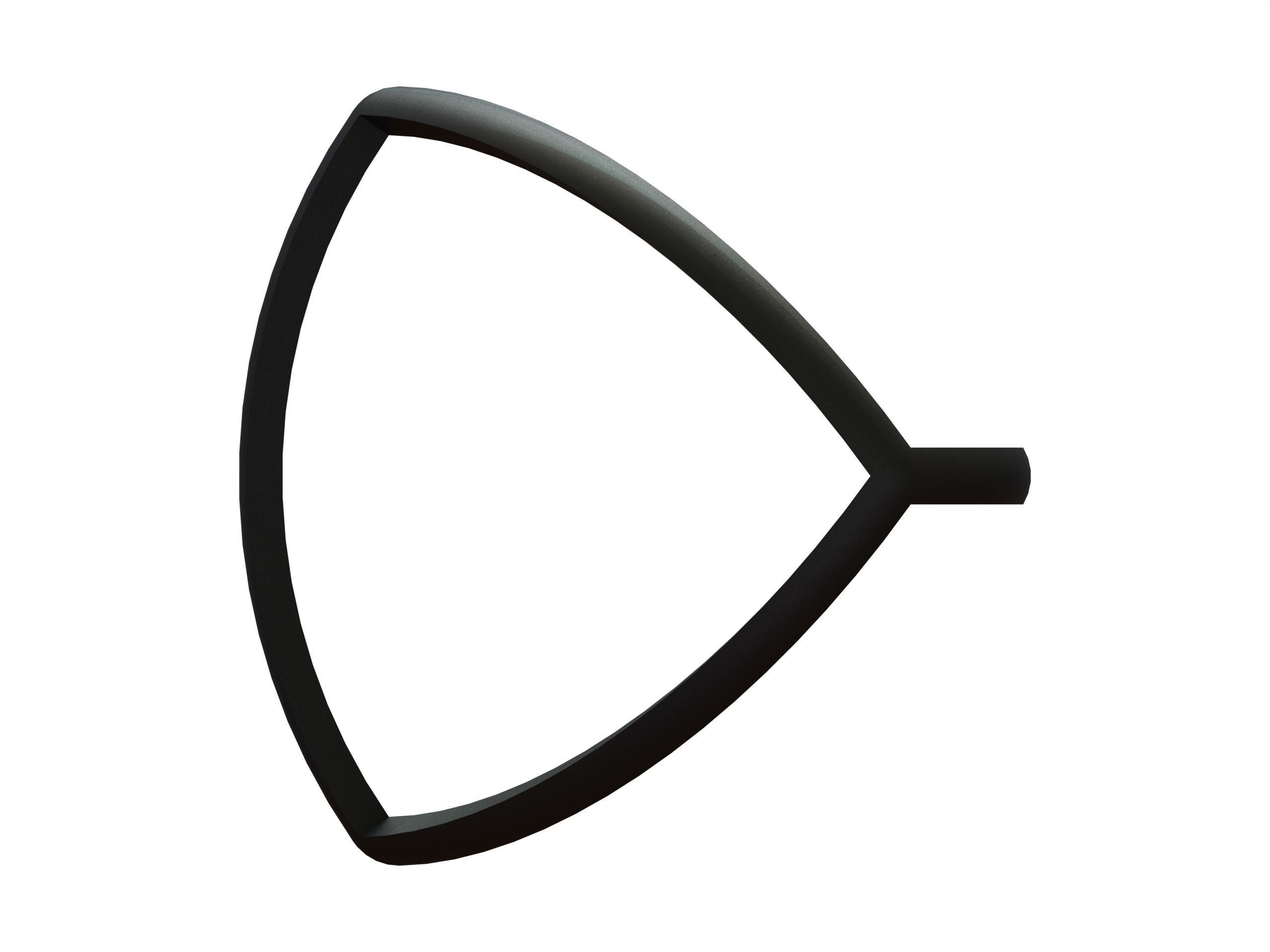 Wireframe Shape Reuleaux Tetrahedron 3D print model_1