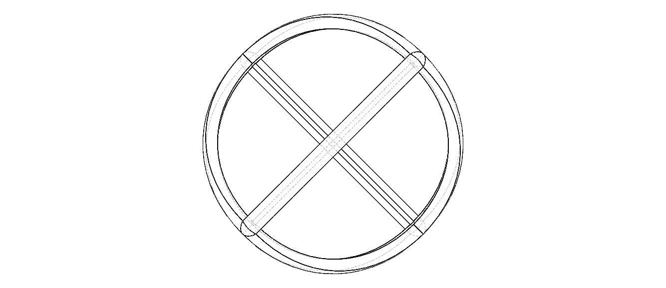 Wireframe Shape Reuleaux Tetrahedron 3D print model_23