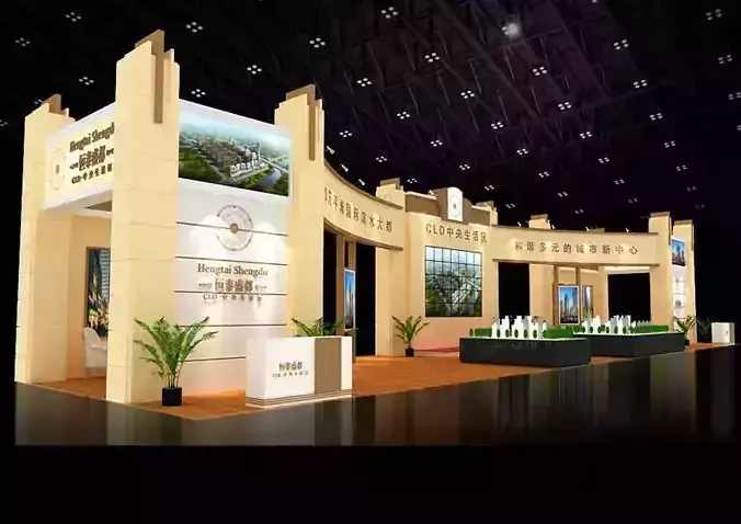 Exhibition - Area -28X7-3DMAX2009-026