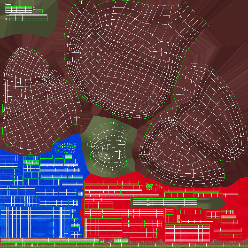 Healthy Liver Low-poly 3D model_9