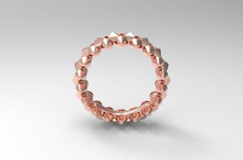 Clash  Ring  18 mm 3D print model_2