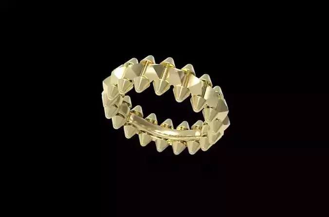 Clash  Ring  18 mm 3D print model