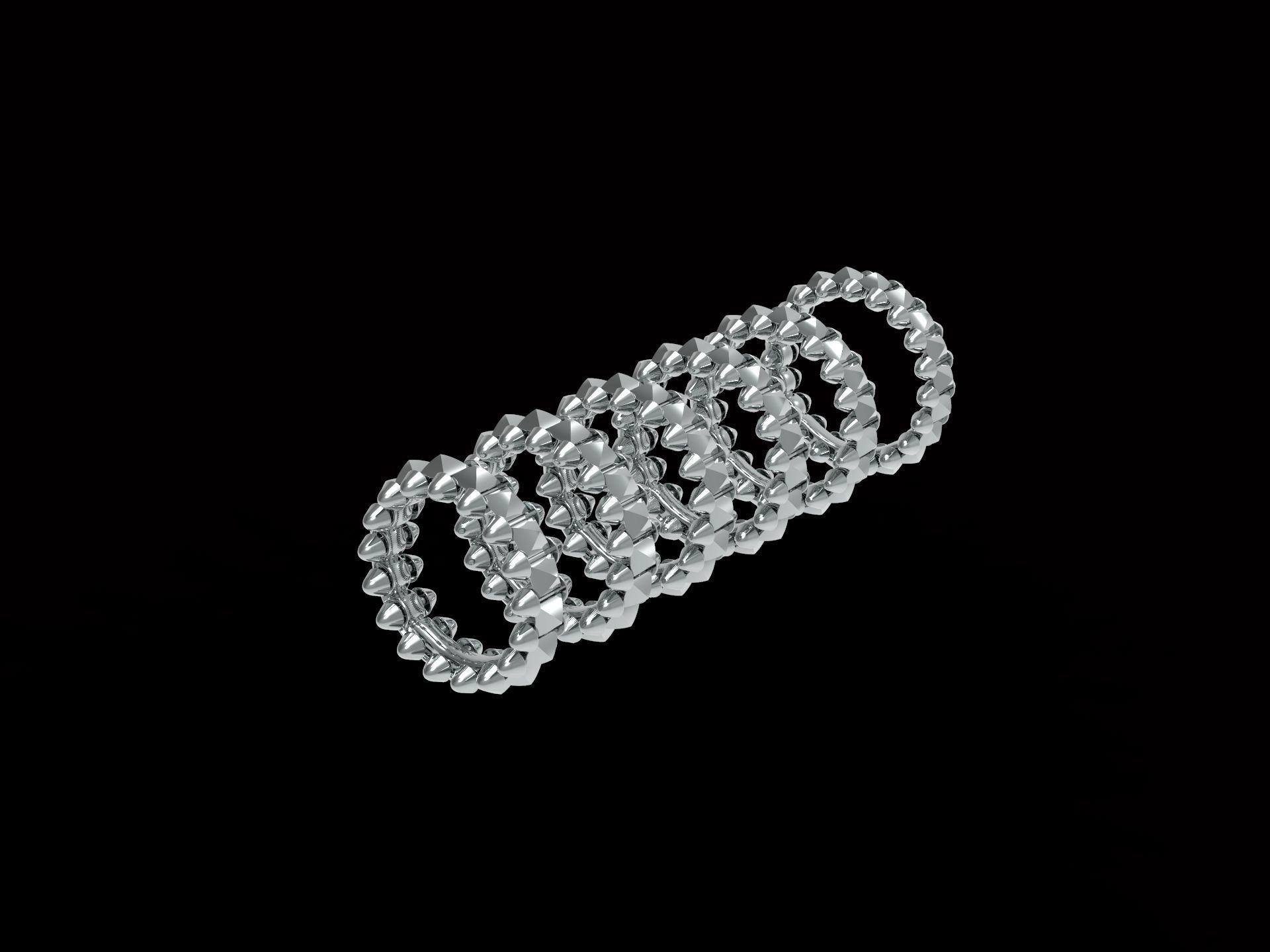 Clash One Row Ring Collection _7