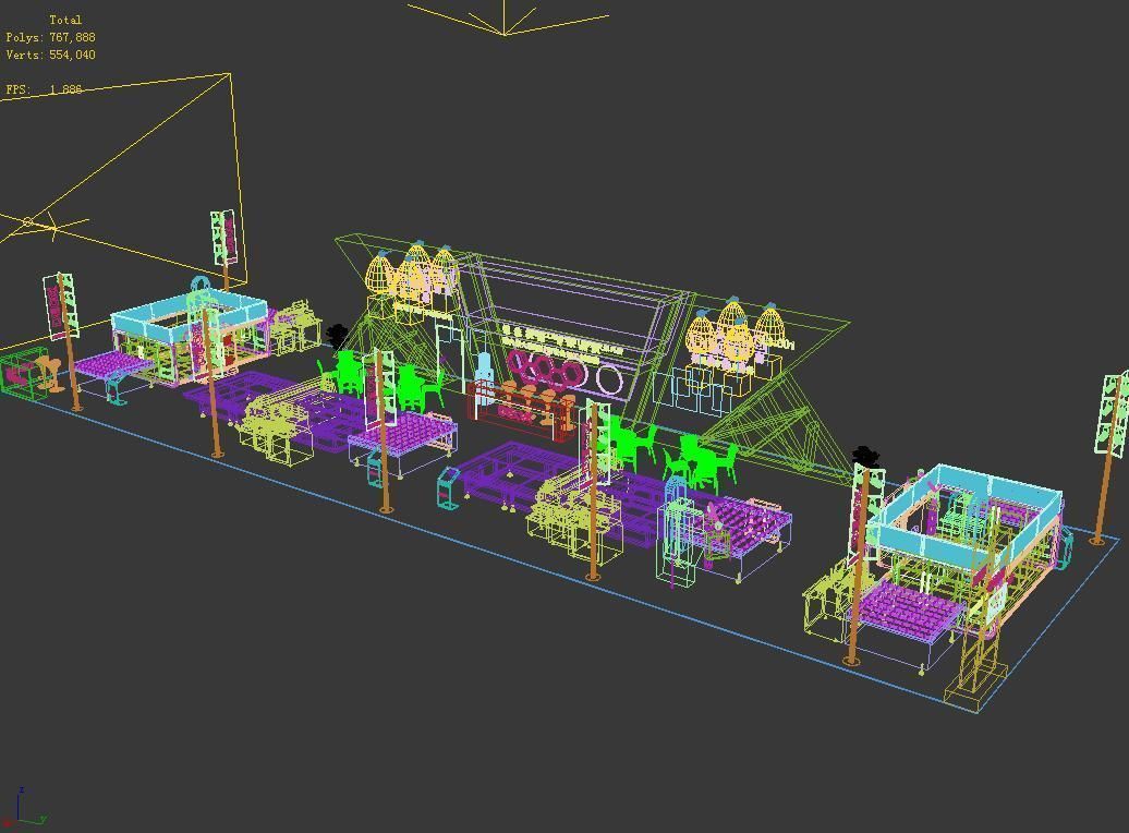 Exhibition - Area - 30X9-3DMAX2012-032 3D model_1