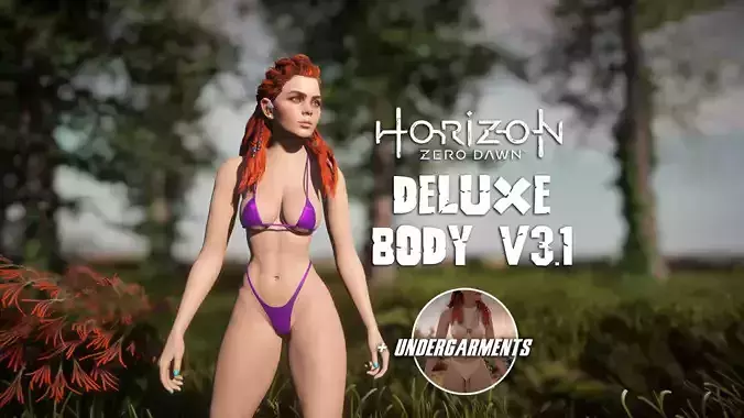 Horizon Zero Dawn - Aloy Deluxe Body Mod v3-1 3D model