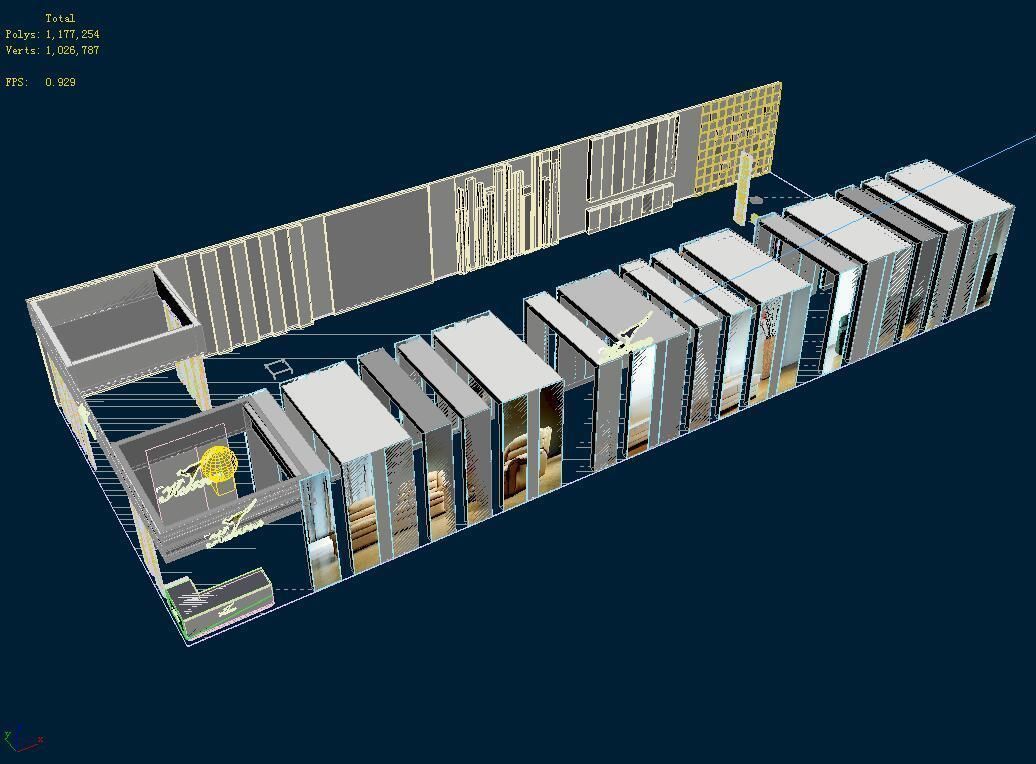Exhibition - Area - 30X12-3DMAX2009-033 3D model_5
