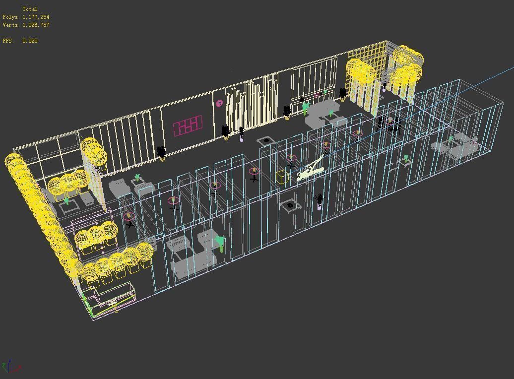 Exhibition - Area - 30X12-3DMAX2009-033 3D model_4