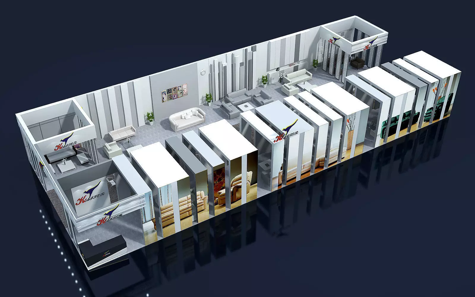 Exhibition - Area - 30X12-3DMAX2009-033 3D model_0