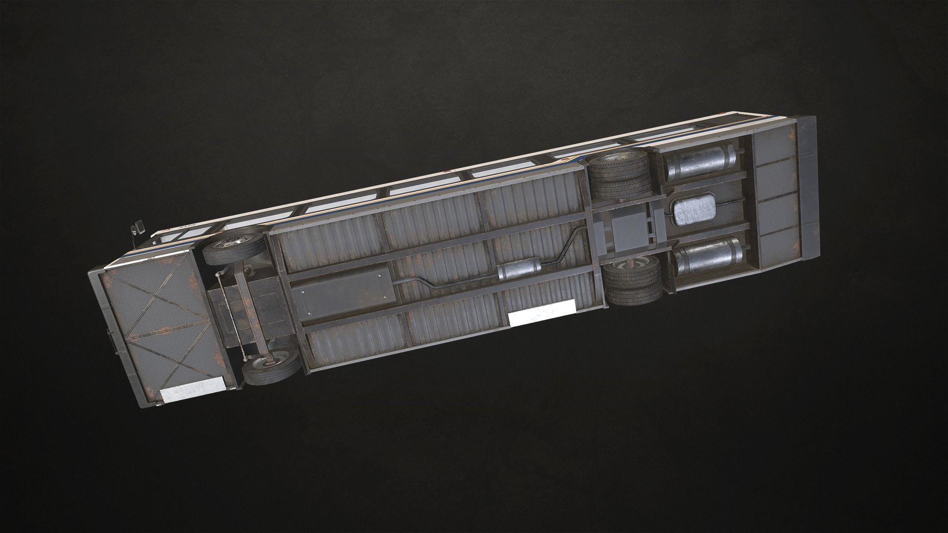 City Bus V1 Low-poly 3D model_20