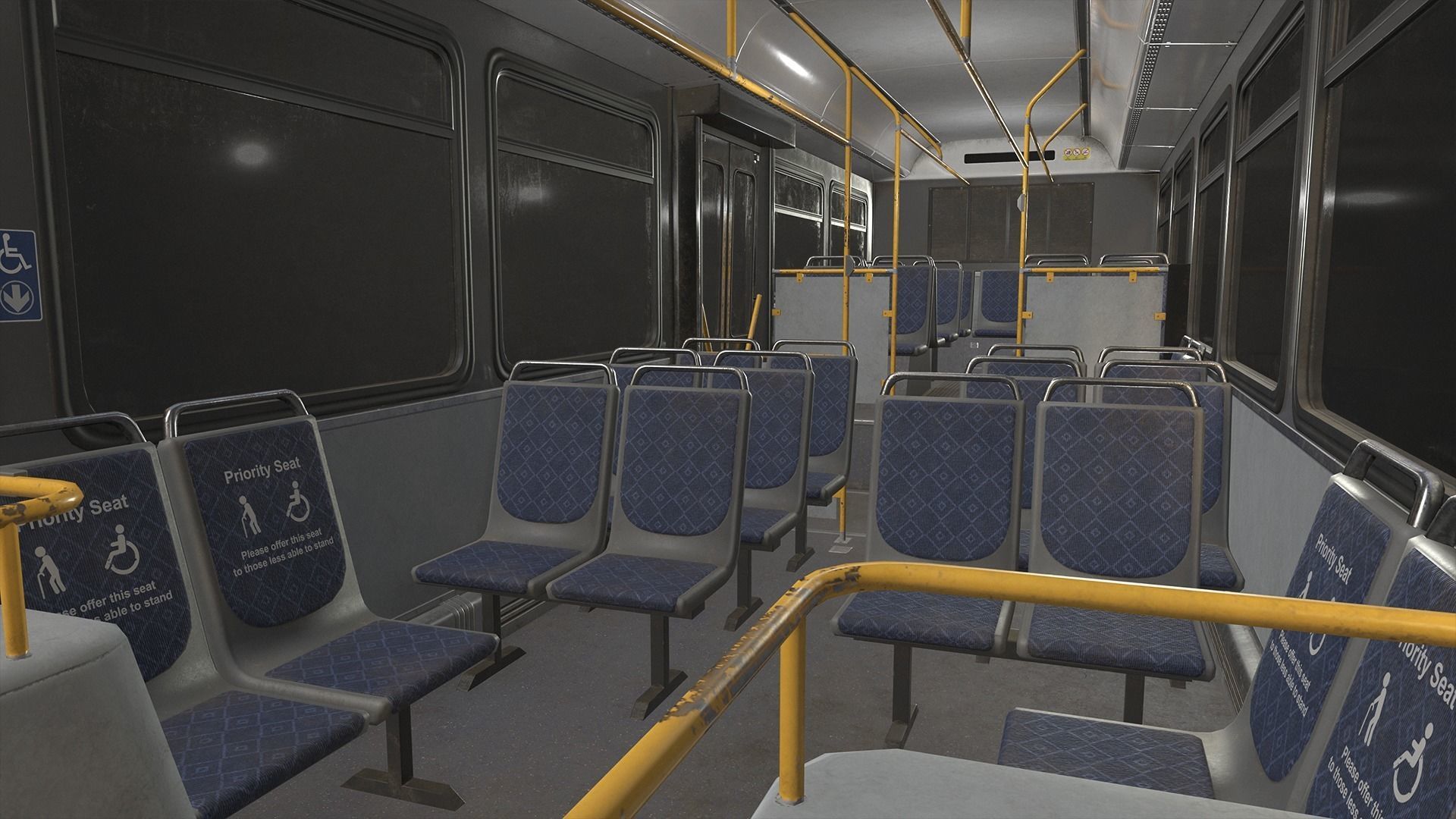 City Bus V1 Low-poly 3D model_15