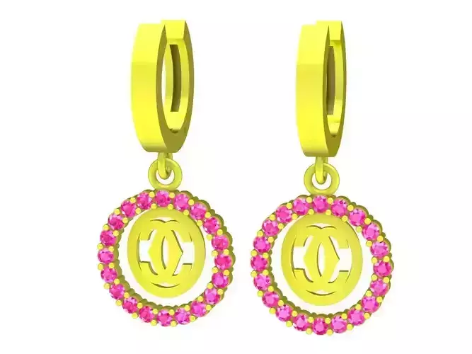 6772 Fashion Diamond Earrings