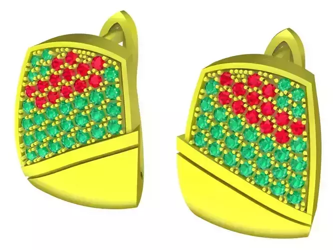 6773 Fashion Korean Diamond Earrings